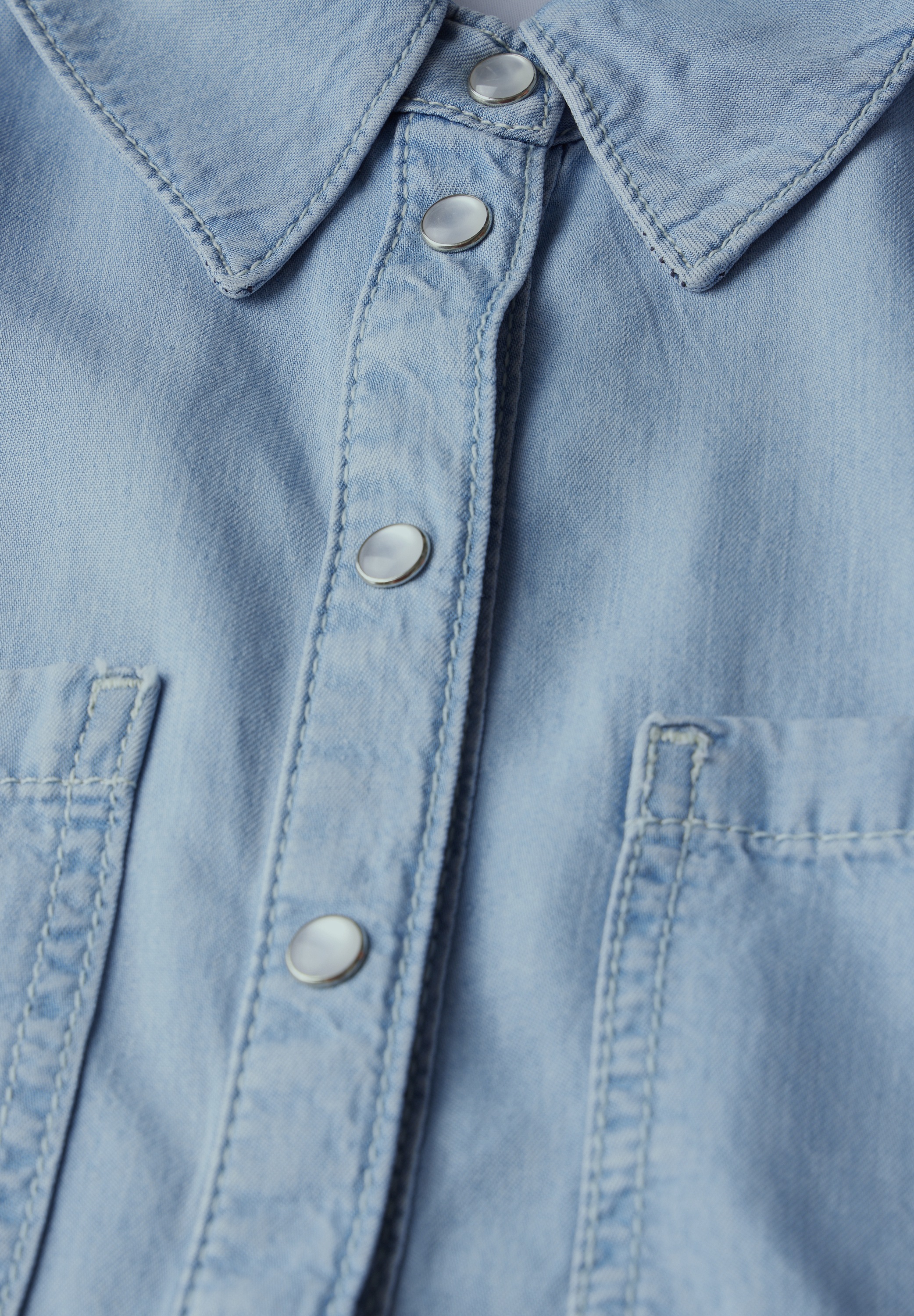 STREET ONE Jeansbluse, farbig