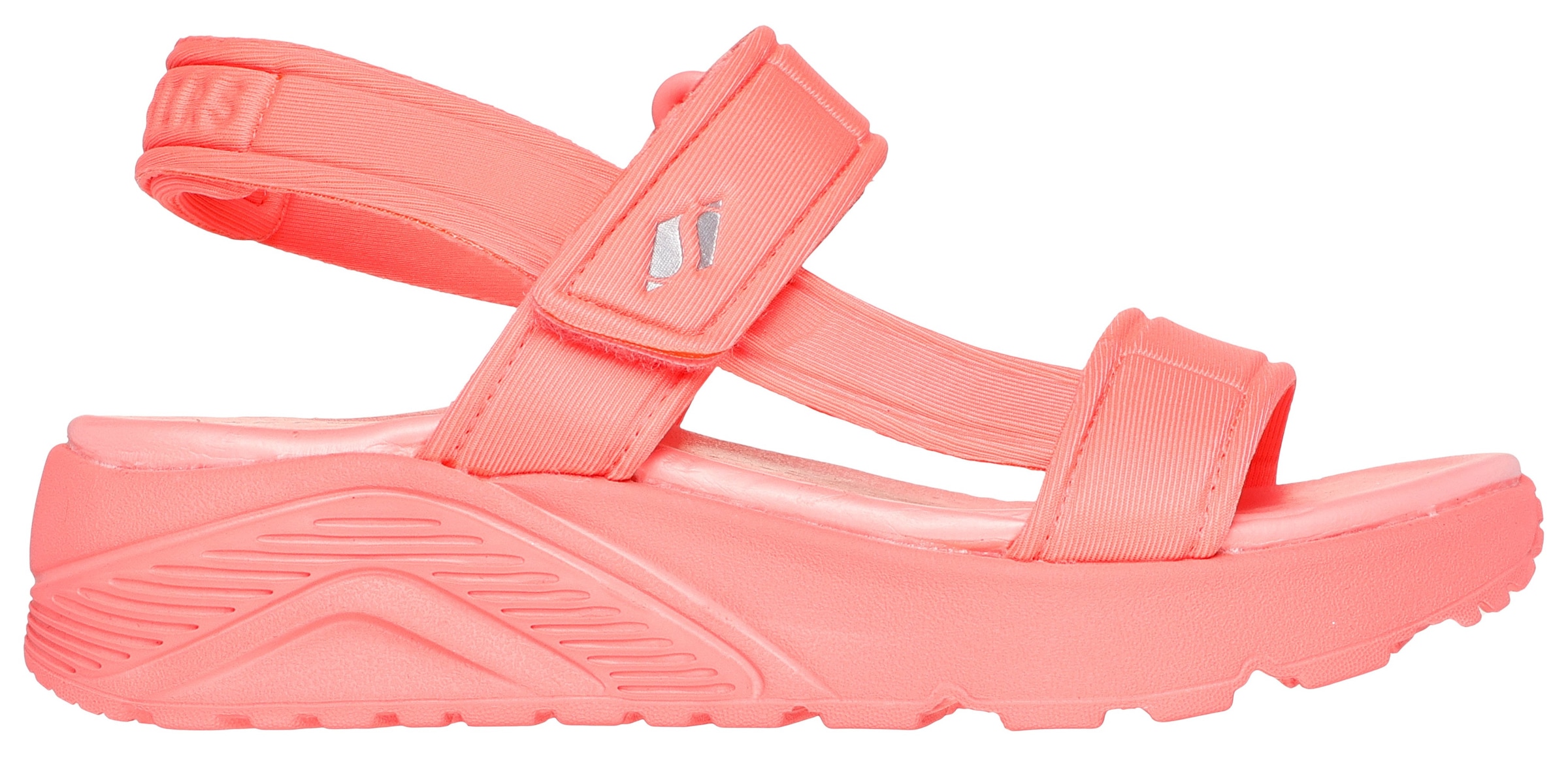 Skechers Sandale »UNO LITE SANDAL«, leichte Sandale mit Klettverschluss, Größenschablone zum Download