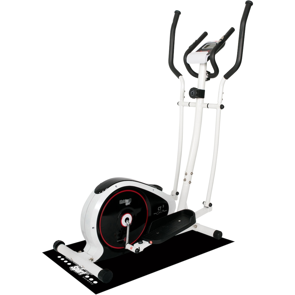 Christopeit Sport® Crosstrainer »CT 3«, Computer mit Tablet- und Smartphonehalterung