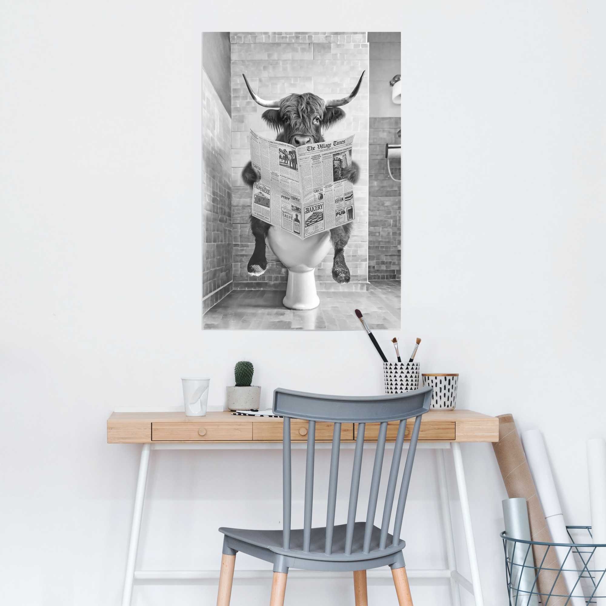Reinders Poster "Highlander Toilet" günstig online kaufen