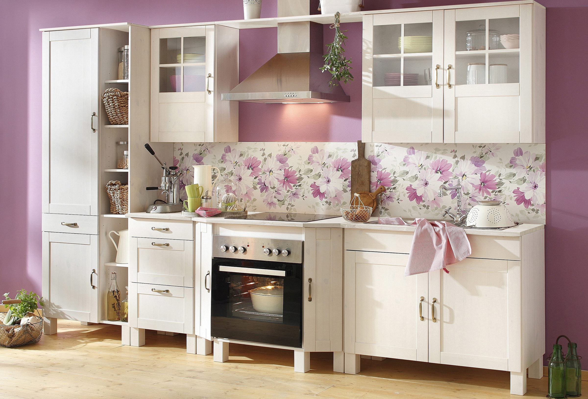 Home affaire Hochschrank "Alby", Breite 75 cm, 2 Türen, 1 Schubkasten, 6 of günstig online kaufen