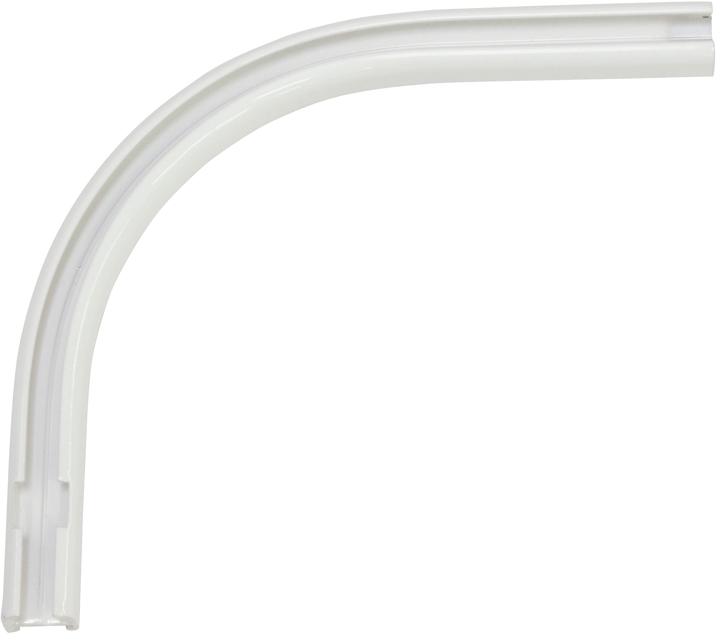 GARDINIA Gardinenschiene "Rundbogen" 1 läufig-läufig Fixmaß für Aluminiumsc günstig online kaufen