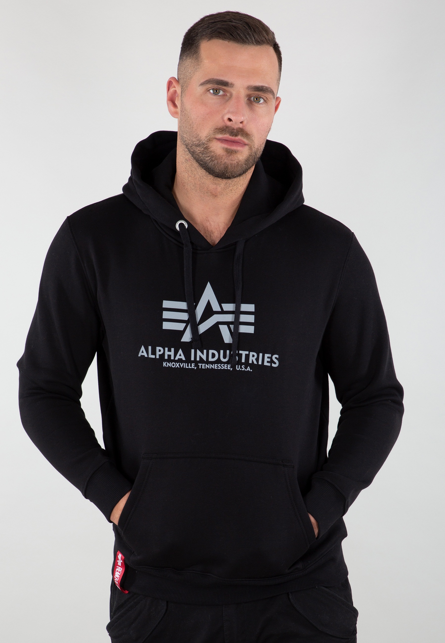 Alpha Industries Hoodie "Alpha Industries Men - Hoodies Basic Hoodie Refl. günstig online kaufen