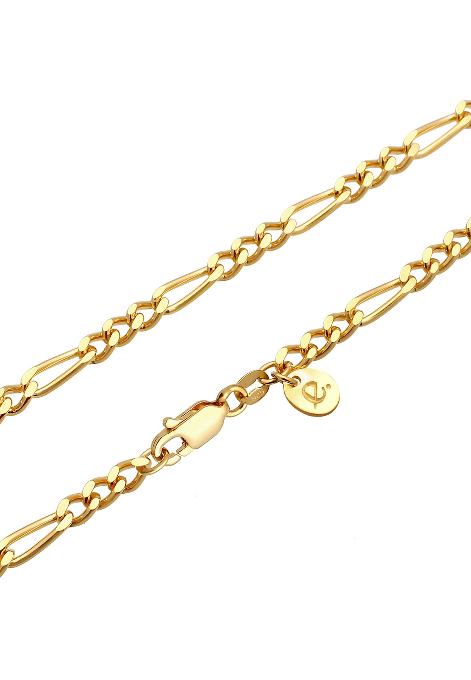 Elli Premium Kette ohne Anhänger »Choker Figarokette 925 Silber«