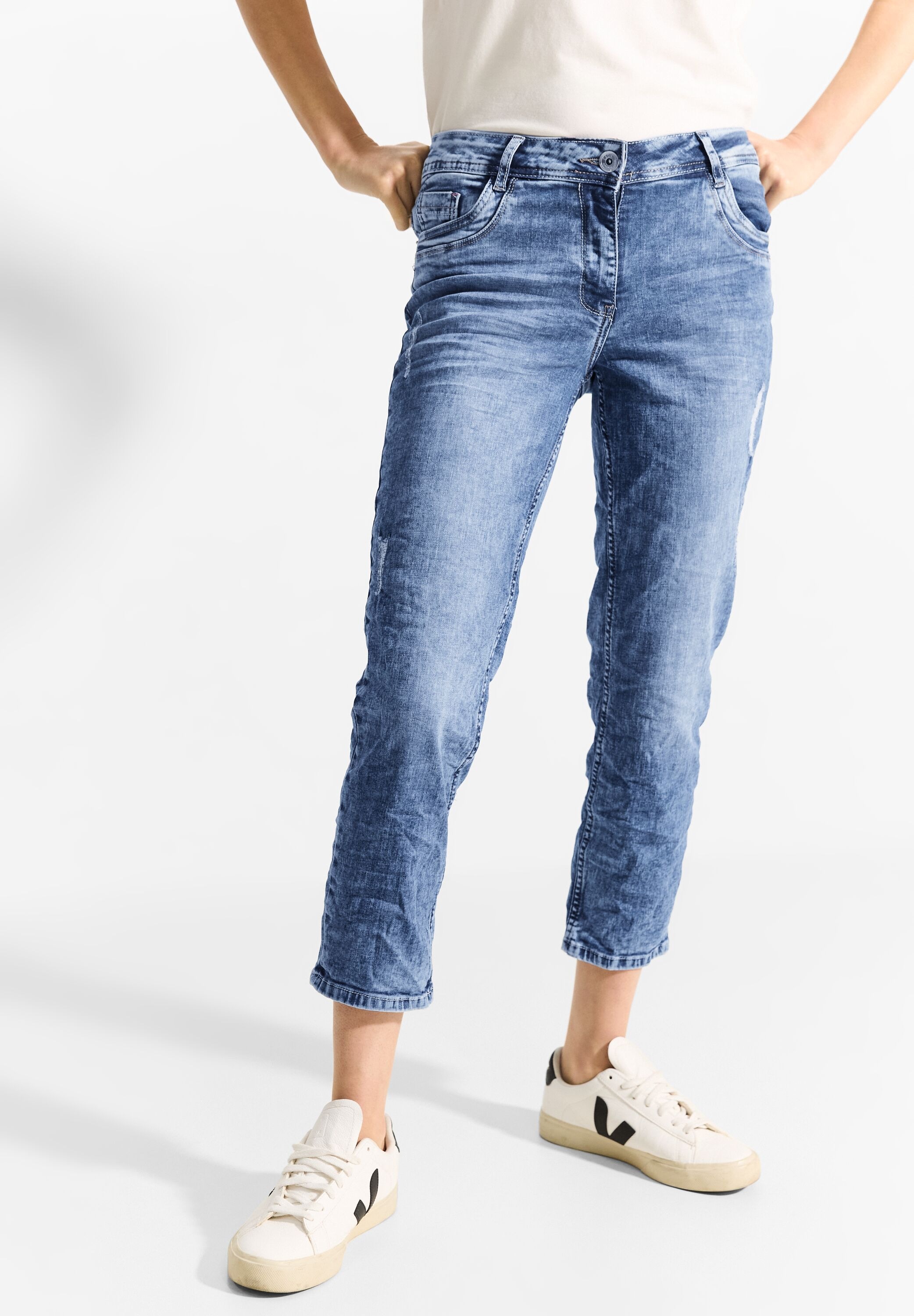 Cecil Comfort-fit-Jeans, Middle Waist