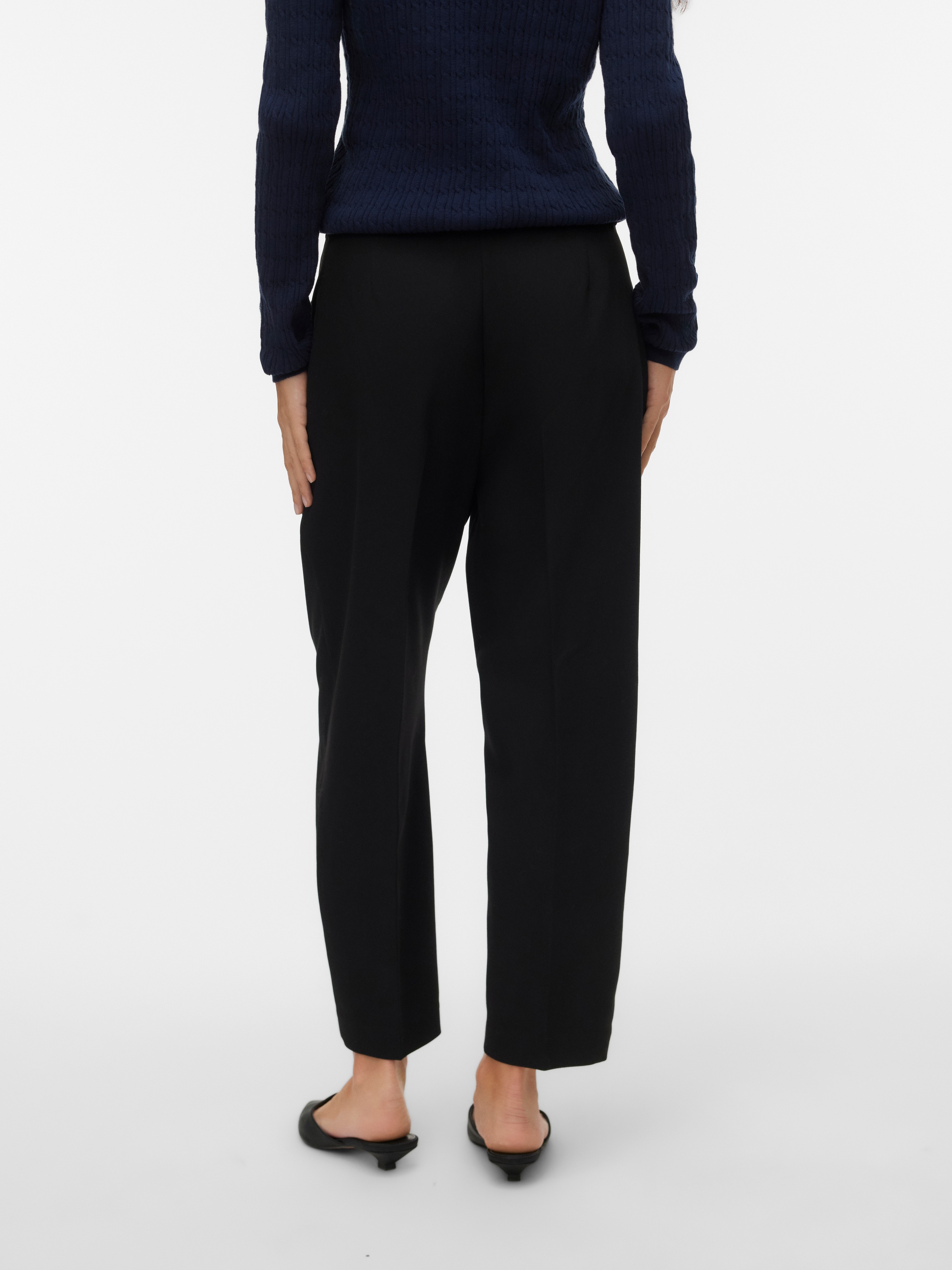 Vero Moda Anzughose "VMELMA MW BARREL BELT ANKLE PANT NOOS" günstig online kaufen
