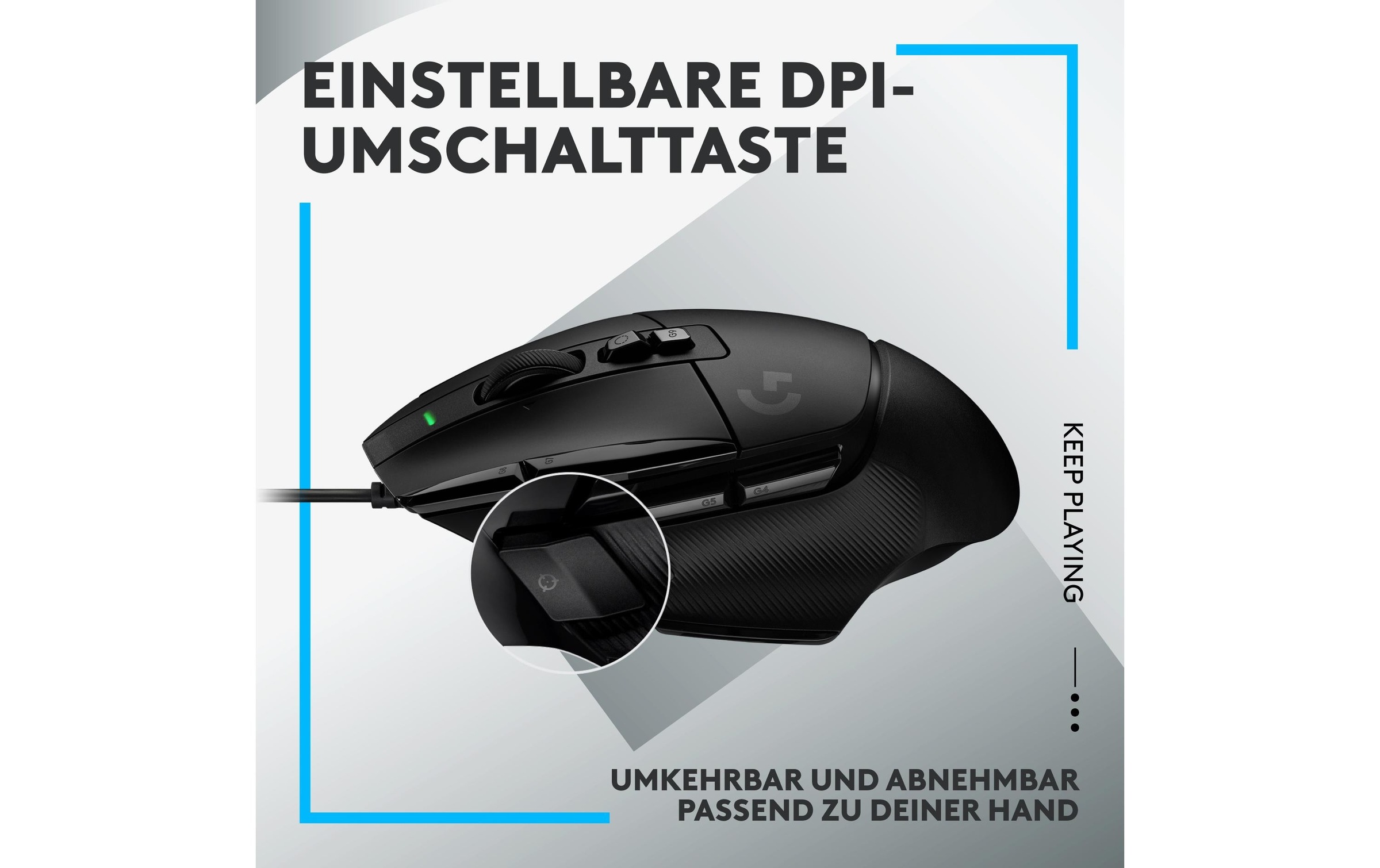 Logitech Gaming-Maus »G502 X Schwarz« kabelgebunden