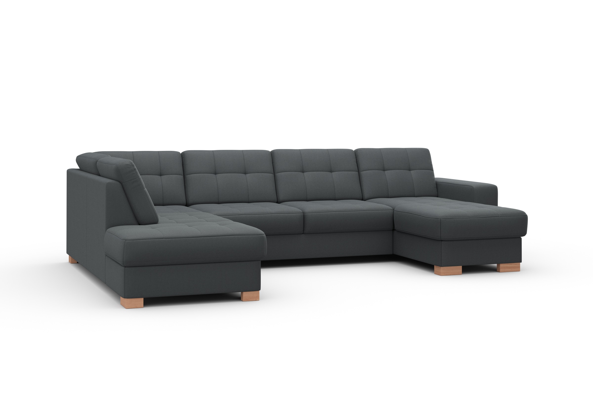 sit&more Wohnlandschaft »Quincy U-Form« wahlweise mit Bettfunktion und Bettkasten