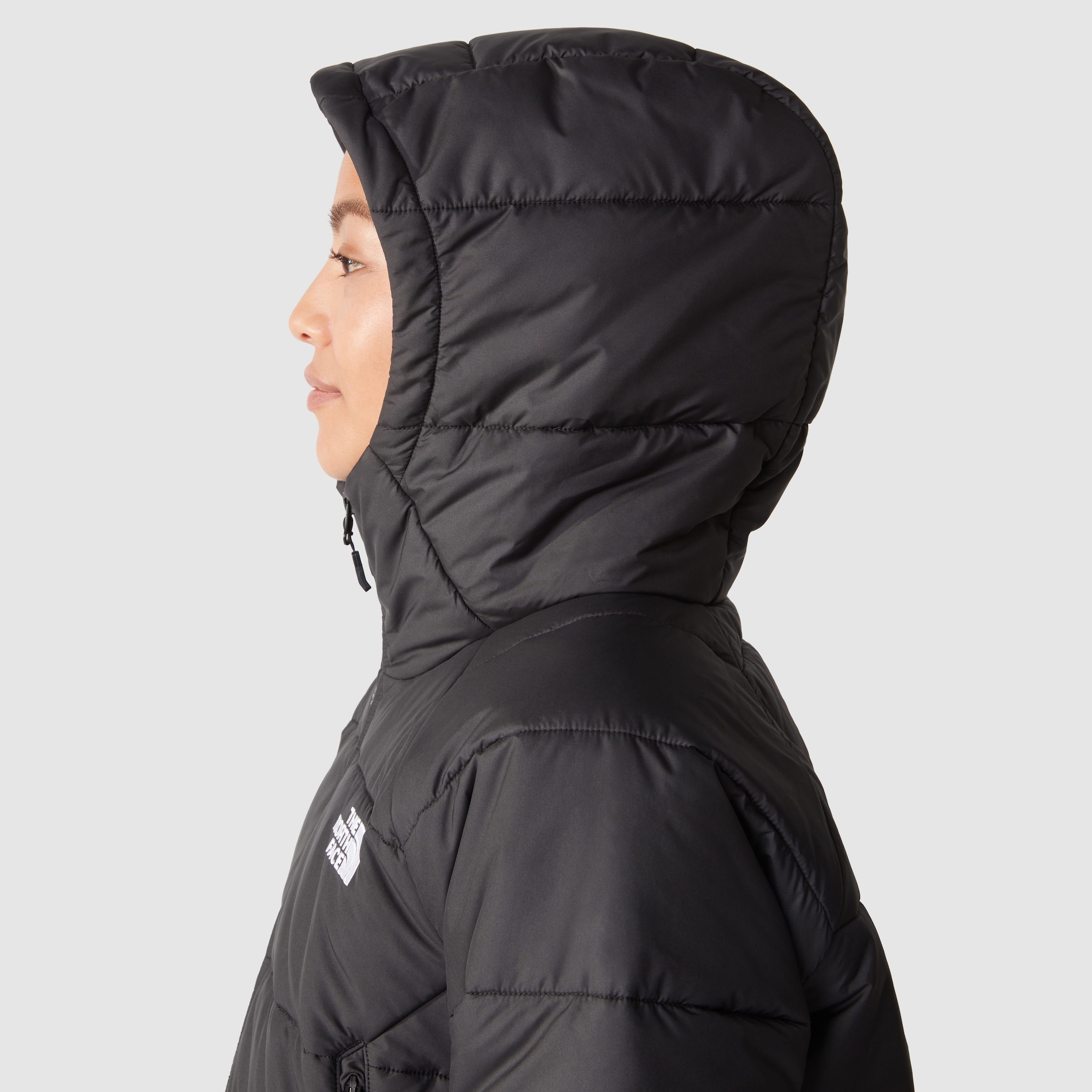 The North Face HOODIE«, SYNTHETIC Funktionsjacke »W | mit HYALITE BAUR Kapuze, Logodruck mit