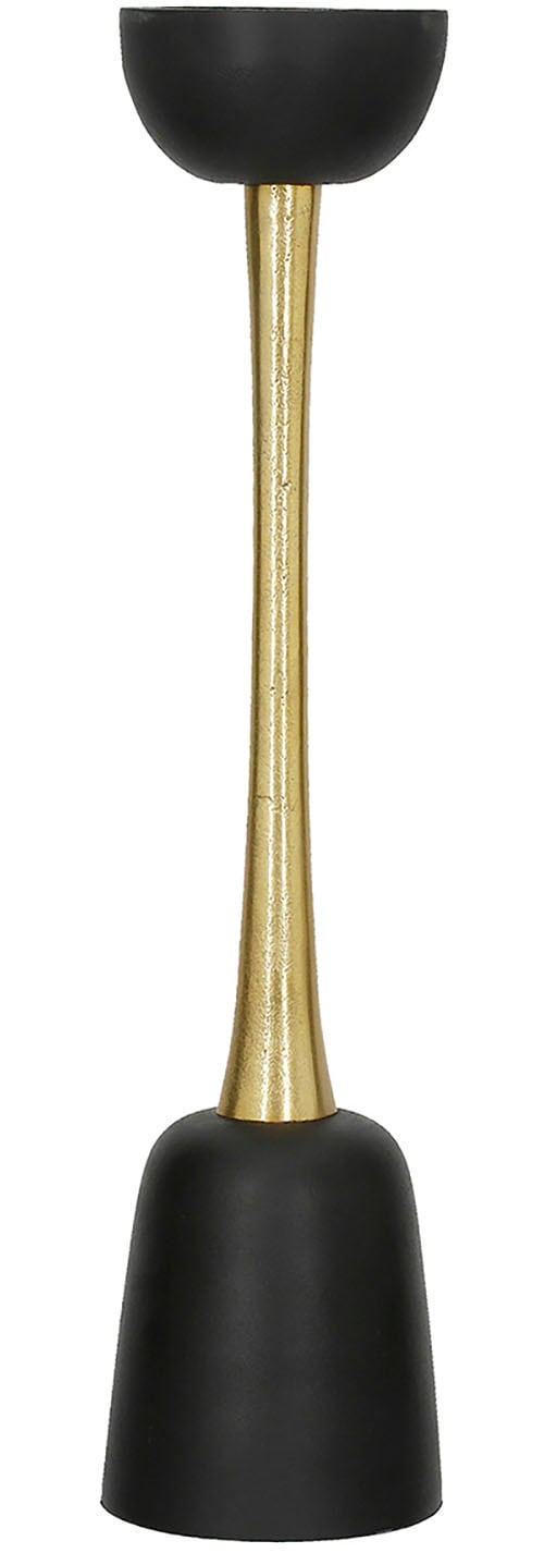 GILDE Kerzenständer "Kerzenleuchter Dora schwarz", (1 St.) günstig online kaufen