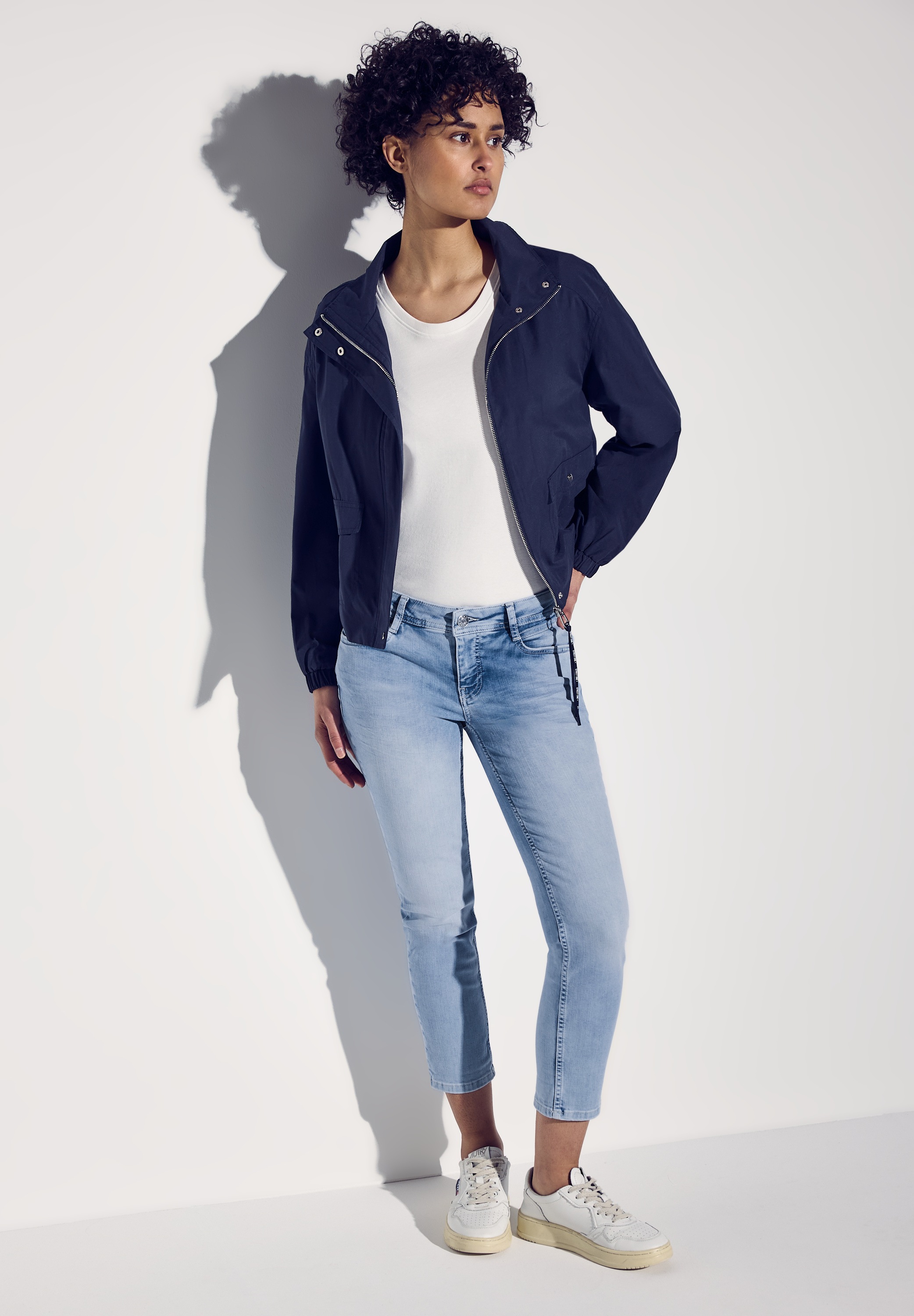 STREET ONE Slim-fit-Jeans, aus Baumwolle mit Stretchanteil