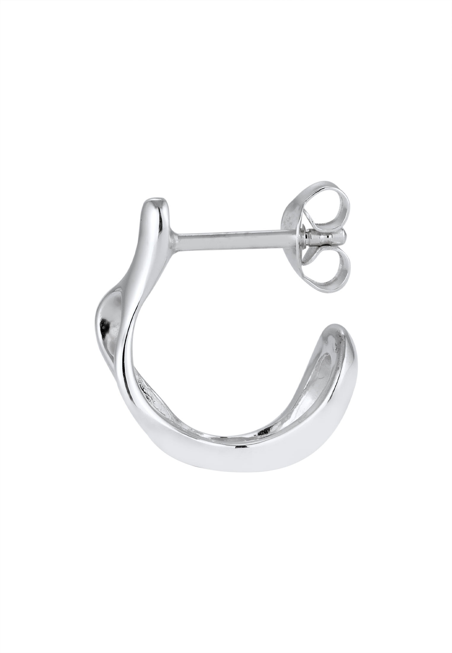 Kuzzoi Paar Creolen »Ohrringe Ohrstecker Single Creole 925 Sterling Silber«