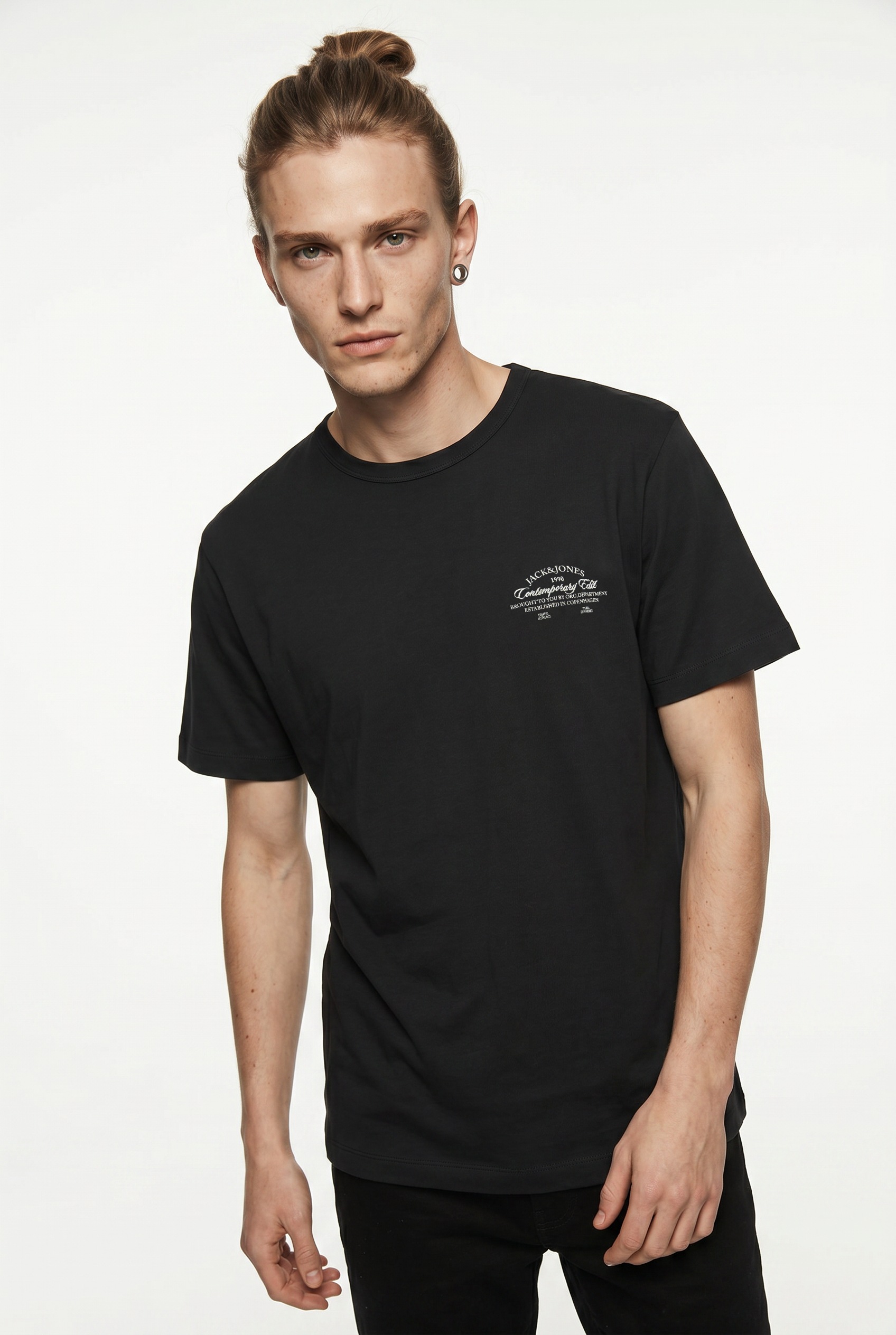 Jack & Jones T-Shirt "JORNANTUCKET SCRIPT CHEST TEE CN"