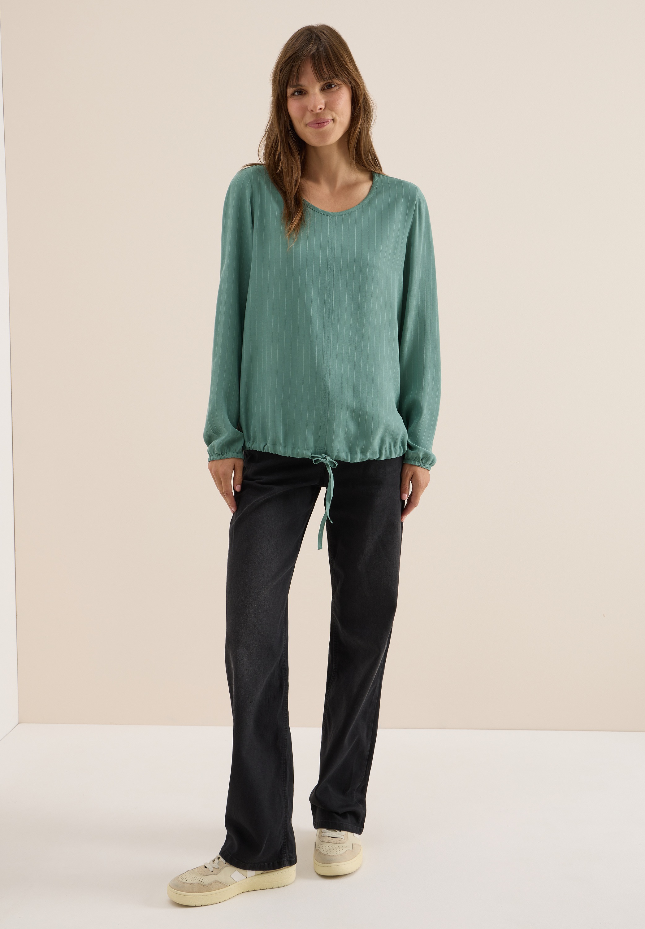 Thumbnail - Cecil Langarmbluse aus softer Viskose