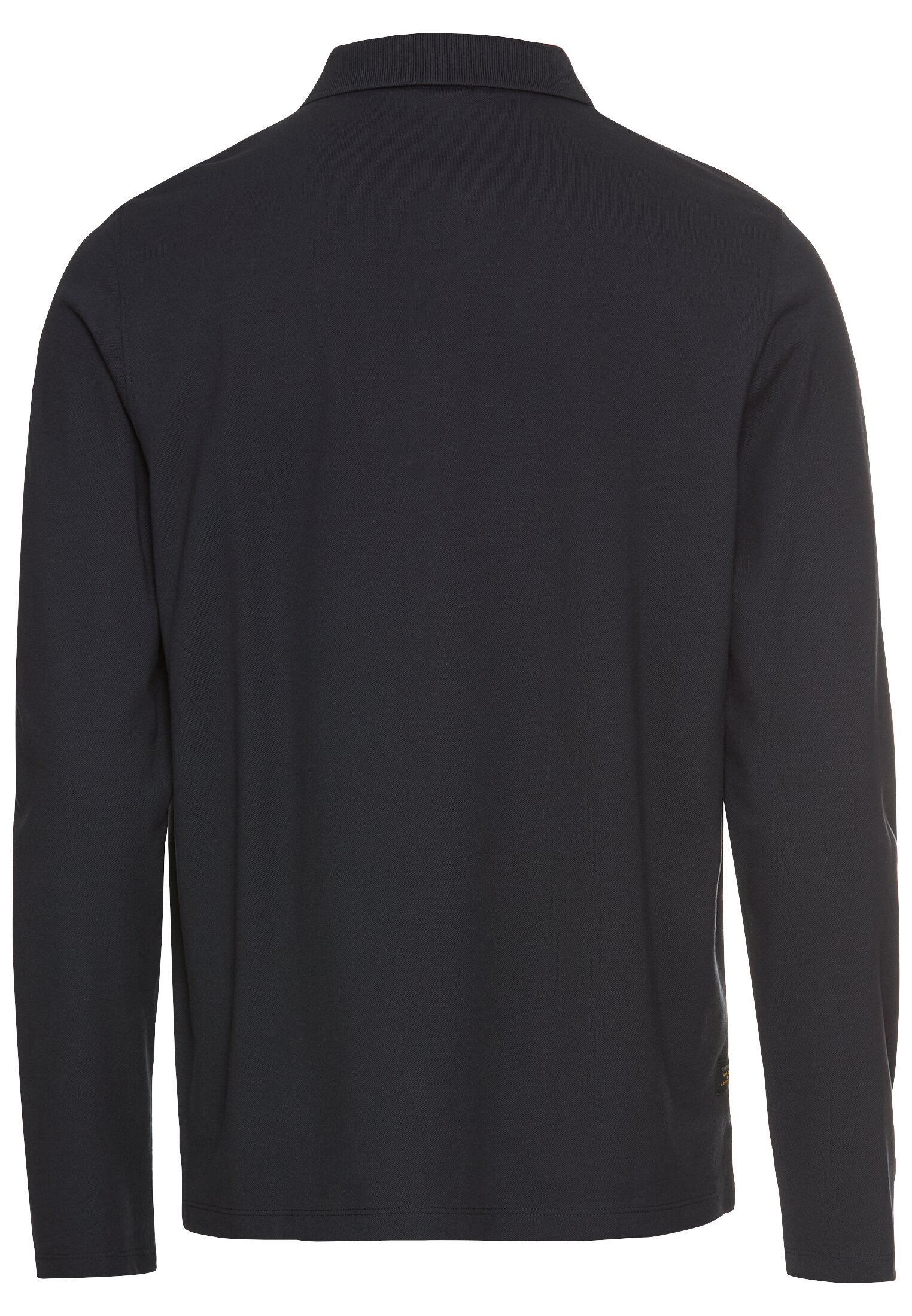 camel active Langarm-Poloshirt, mit Logo Stickerei