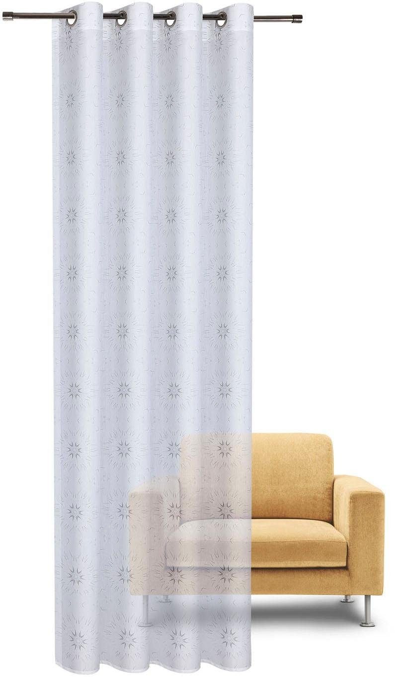 Gerster Vorhang "Gian" Ösen 1 Stk. tlg. HxB: 235x140, Moderner Ösenschal be günstig online kaufen