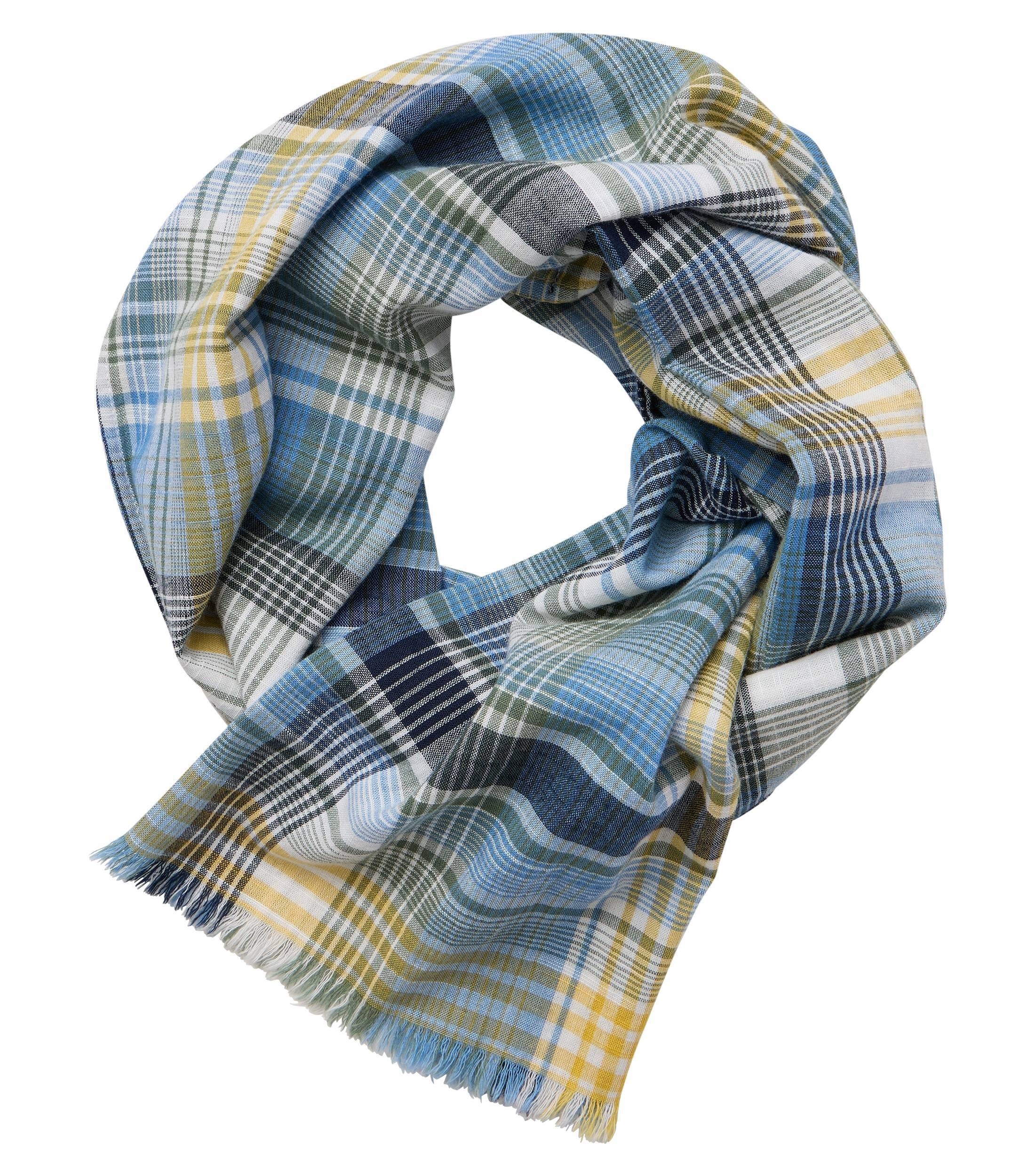 CASAMODA Herren Schal "CASAMODA Schal uni"blau, 100% Baumwolle, Modetücher