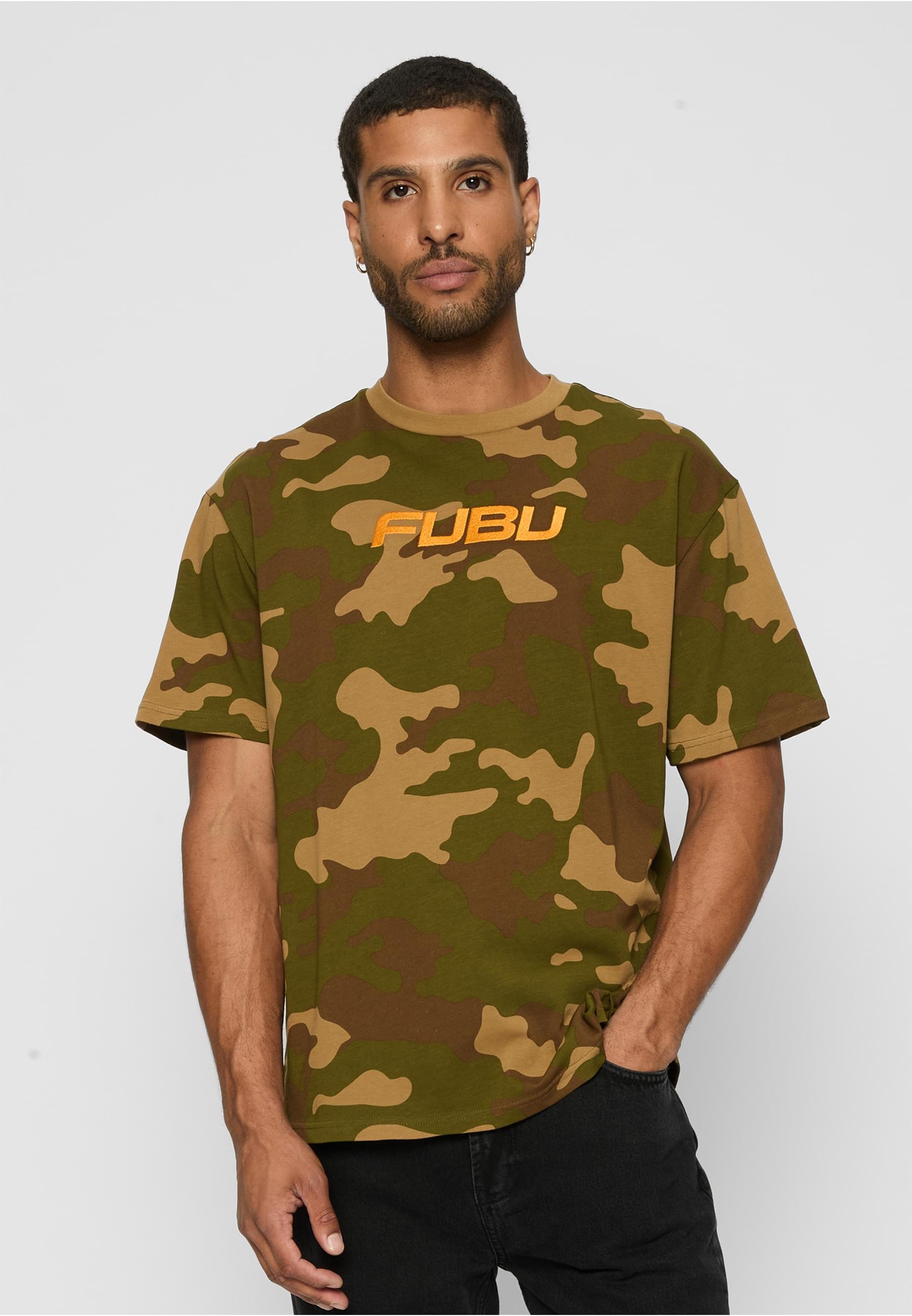 Fubu T-Shirt »Fubu Herren FM221-001-01 FUBU Corporate Camo Tee«, (1 tlg.)