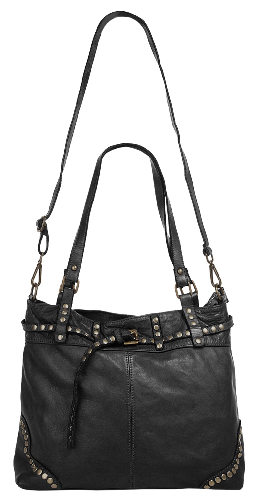 Samantha Look Shopper, echt Leder, Made in Italy