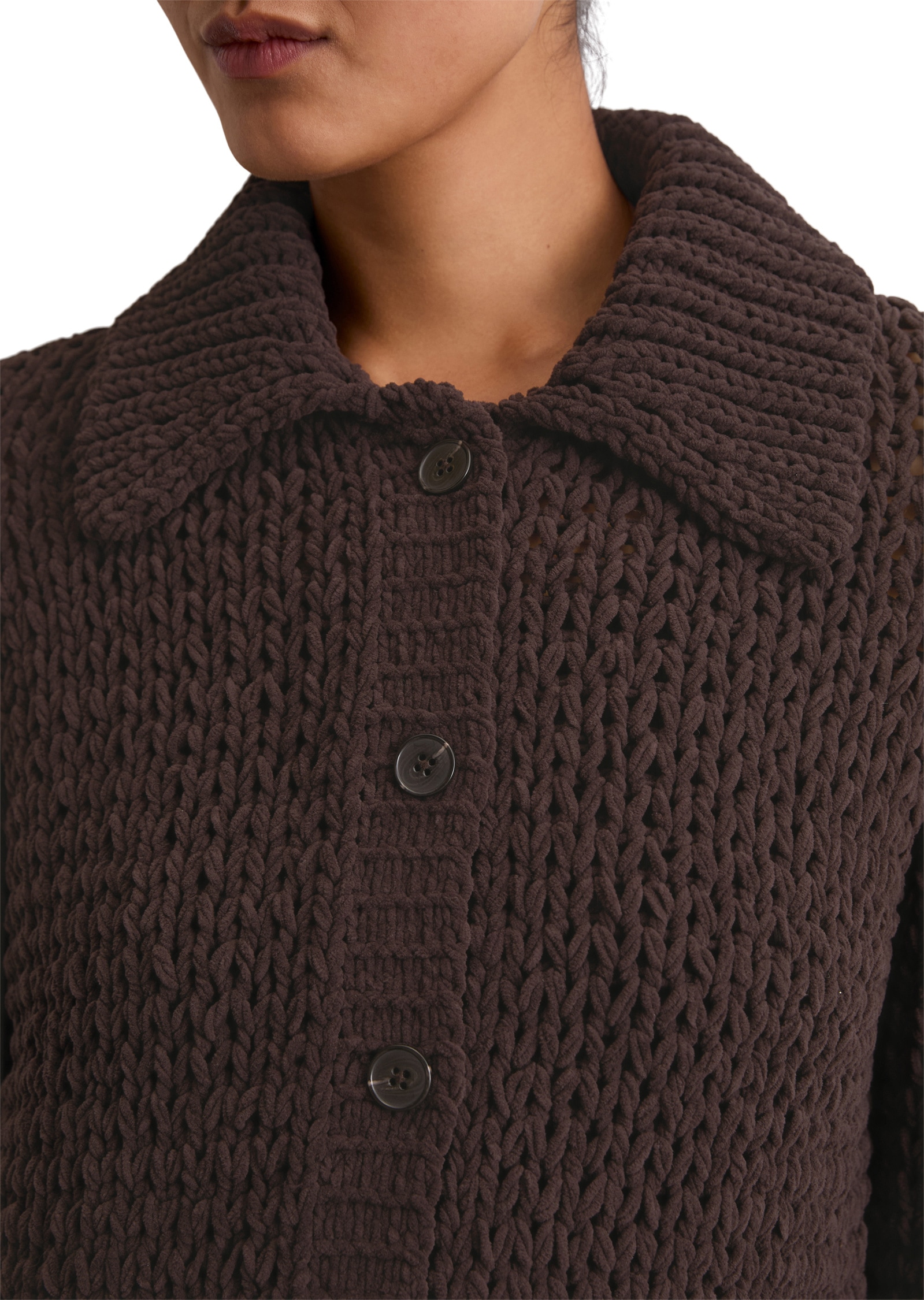 Marc O'Polo Cardigan »aus weichem Chenille-Garn«