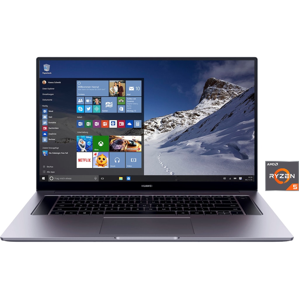 Huawei Notebook »Matebook D 16«, 40,89 cm, / 16,1 Zoll, AMD, Ryzen 5, Radeon Graphics, 512 GB SSD