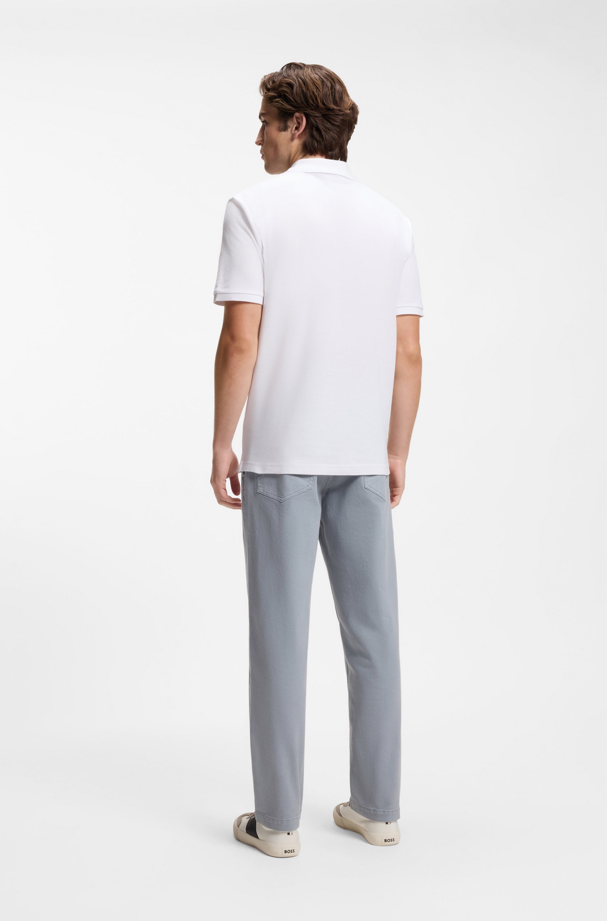 BOSS ORANGE Poloshirt »Phoenix Regular Fit« reine Baumwolle, Logostickerei