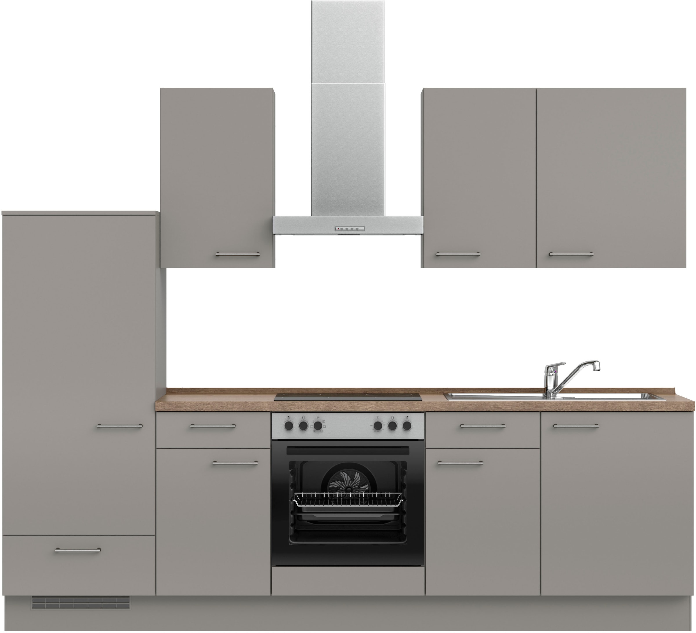 nobilia Küchenzeile ""Laser I", Ausrichtung wählbar, Breite 270 cm" vormont günstig online kaufen