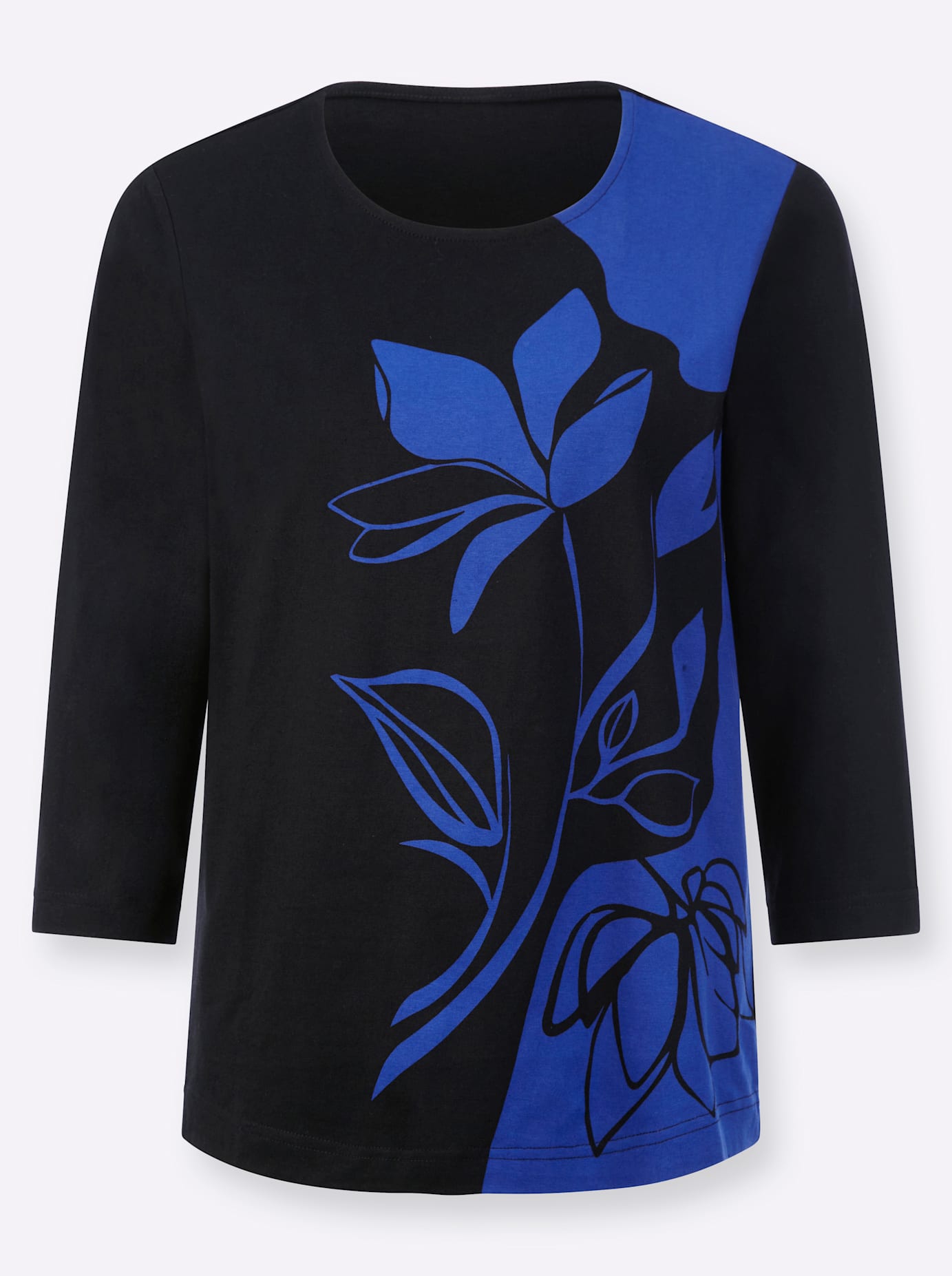 Thumbnail - Classic Basics 3/4-Arm-Shirt "Rundhals-Shirt" 1 Stk.