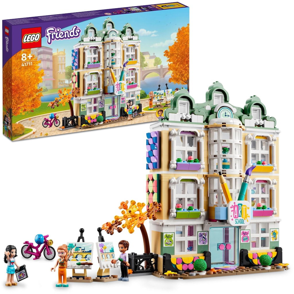 LEGO® Konstruktionsspielsteine »Emmas Kunstschule (41711), LEGO® Friends«, (844 St.)