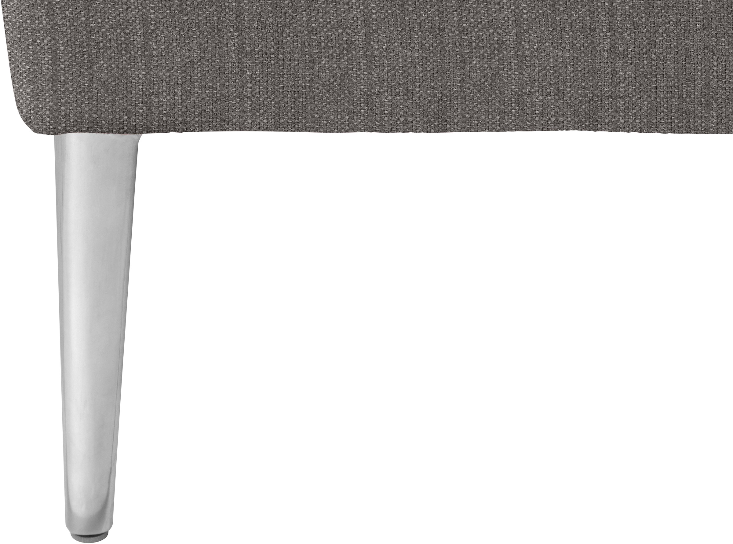 W.SCHILLIG Ecksofa »enjoy&MORE, Designsofa, bequem, zeitlos und elegant, L-Form«, mit Sitztiefenverstellung, Füße Chrom glänzend, Breite 340 cm