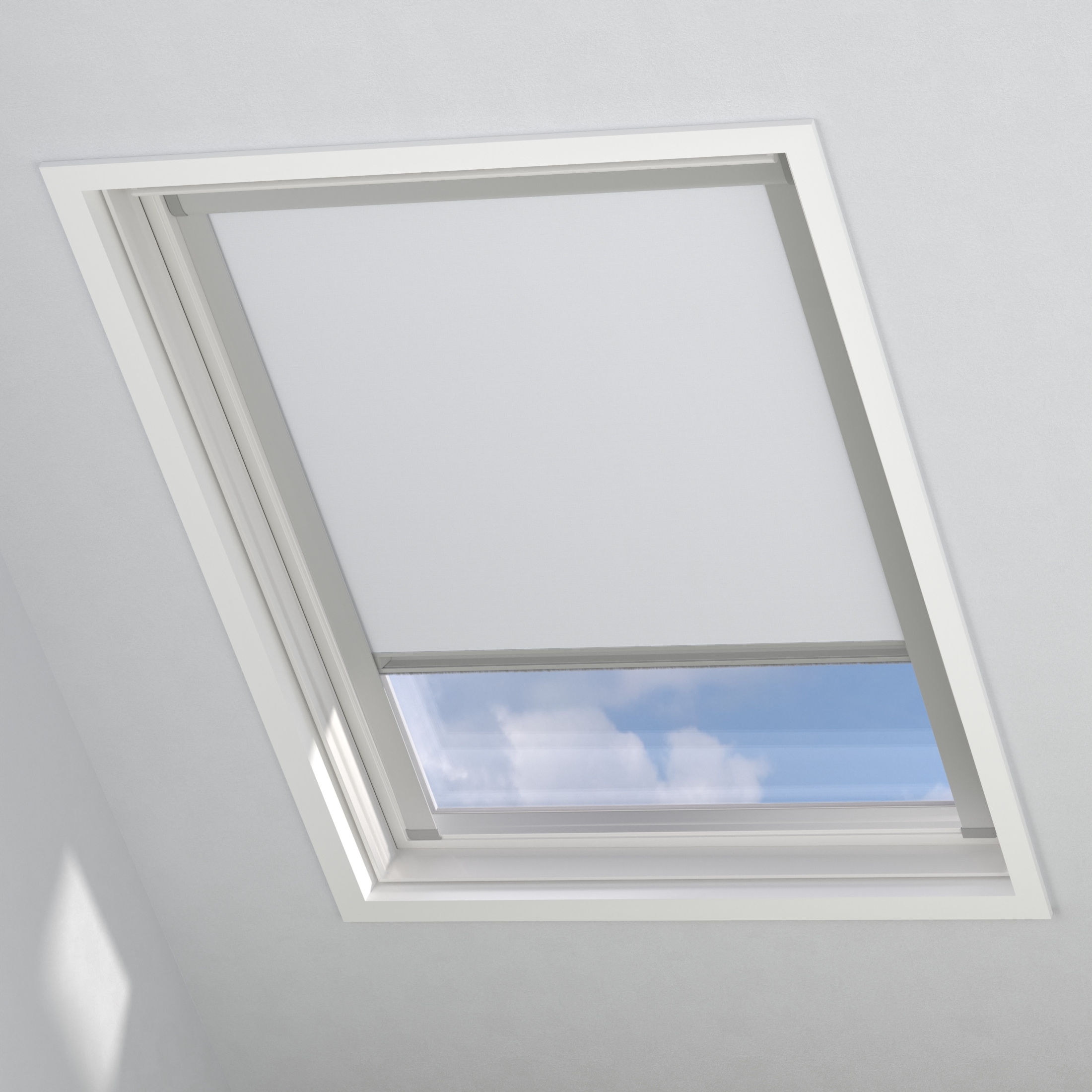 my home Verdunklungsrollo "Sky-Dachfensterrollo" verdunkelnd energiesparend mit Bohren in Führungsschienen mit Kassette und Seitenprofilen