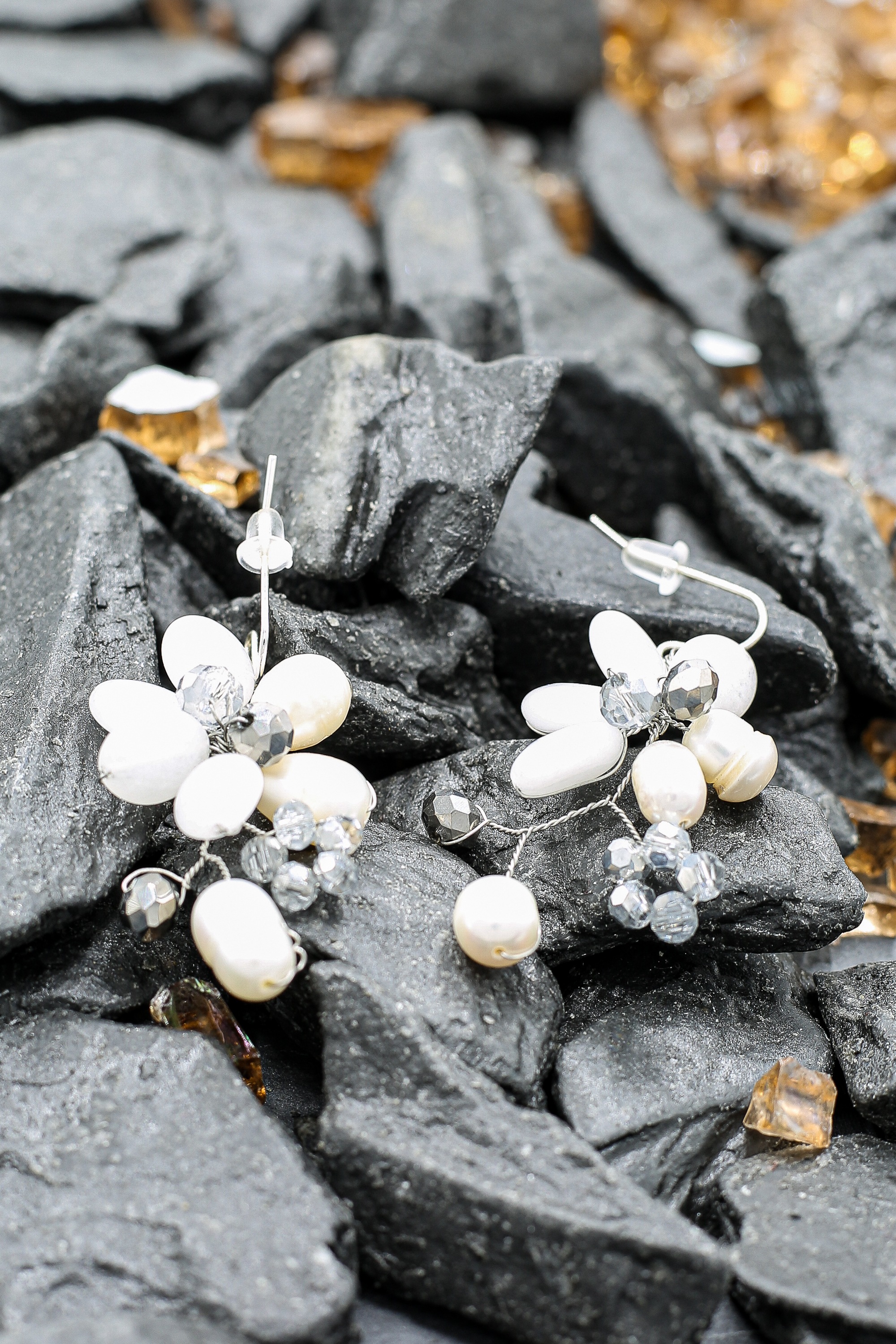 Thumbnail - COLLEZIONE ALESSANDRO Paar Creolen "Blüte"