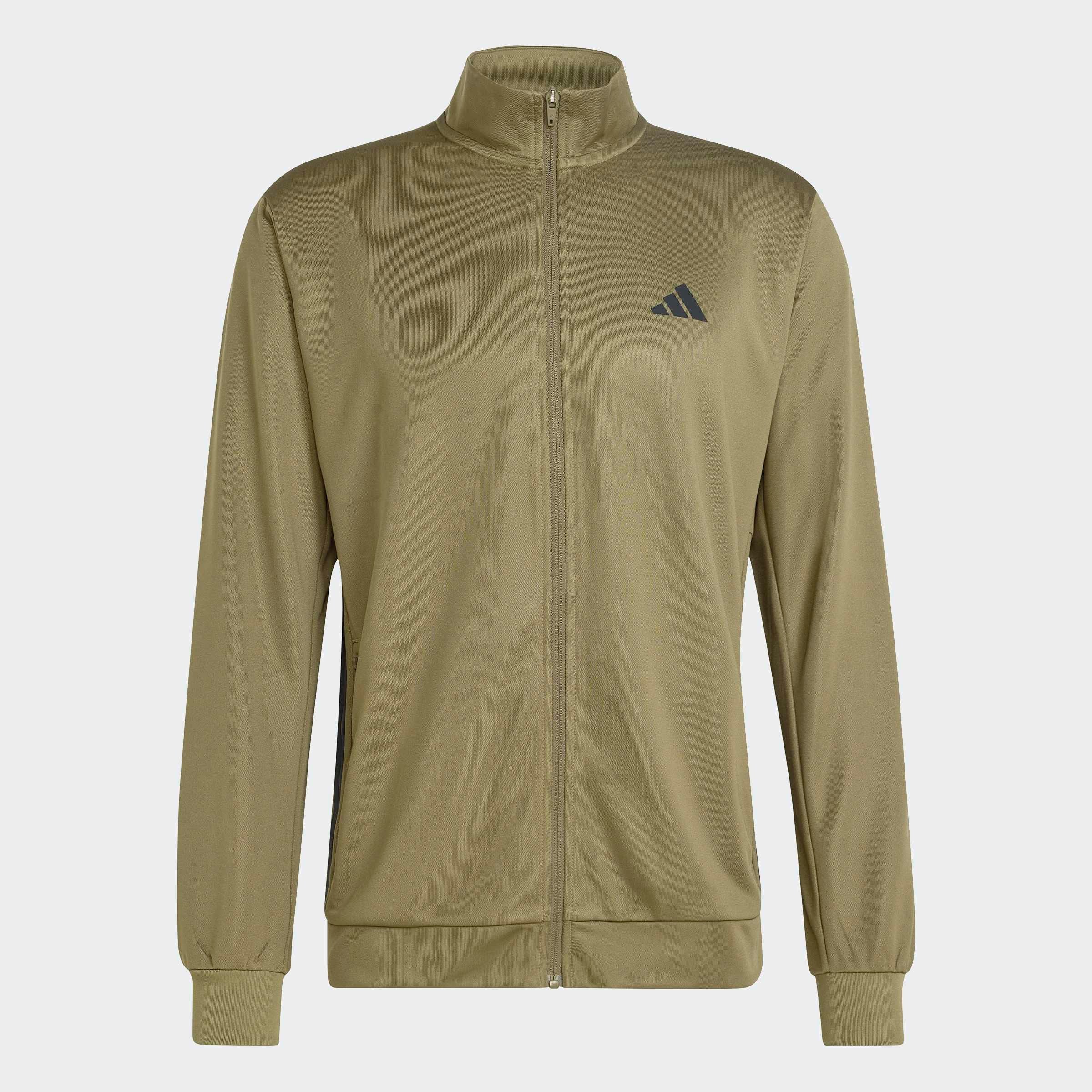 adidas Performance Trainingsjacke »WORKOUT ESSENTIALS ALL-SET 3-STREIFEN KNIT«