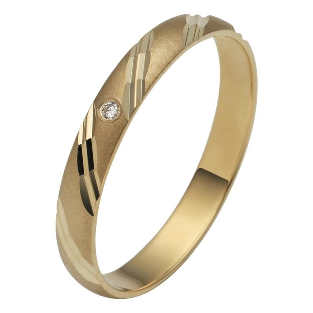 Firetti Trauring »Schmuck Geschenk Gold 375 Hochzeit Ehering "LIEBE"«