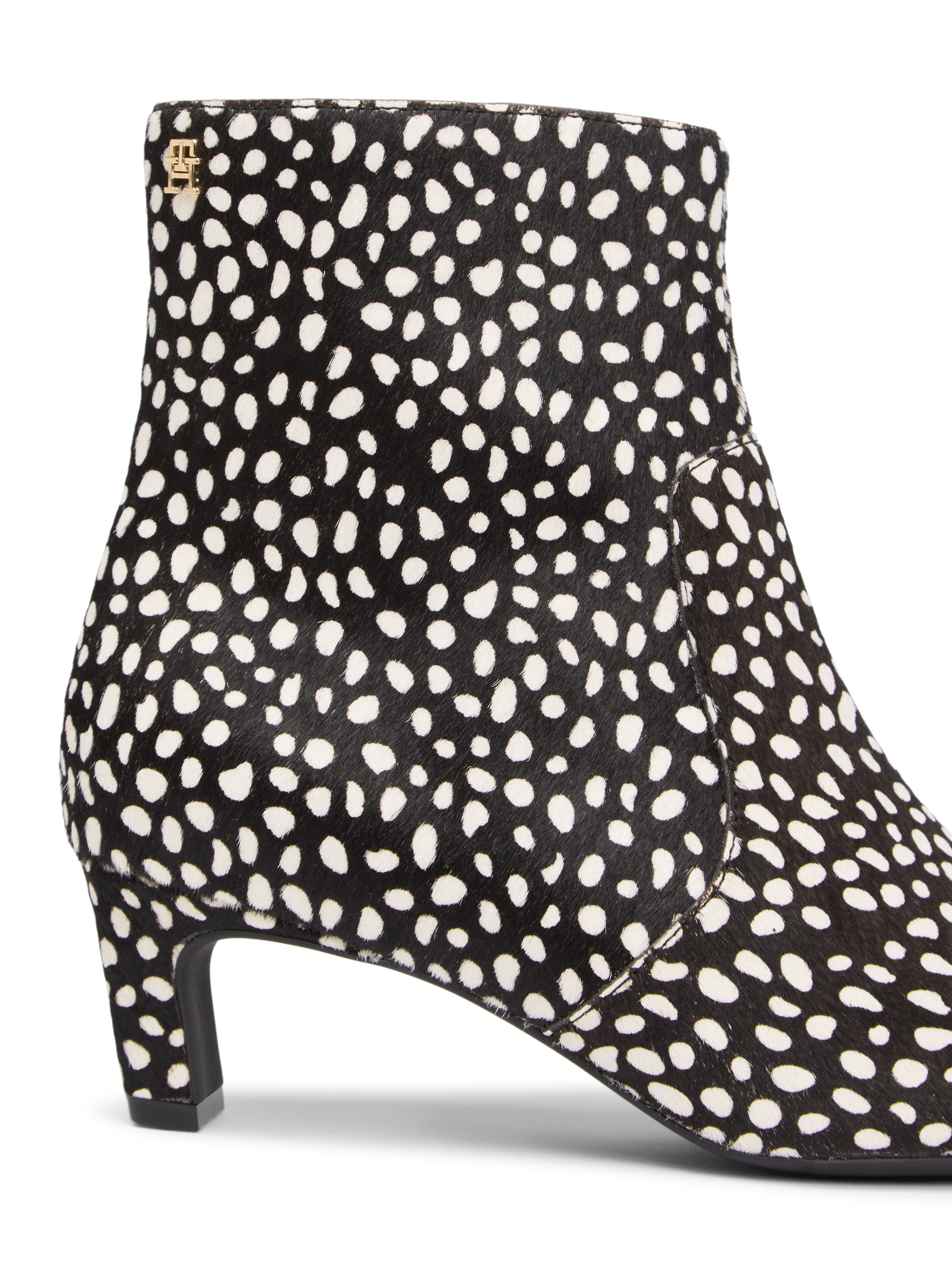 Thumbnail - Tommy Hilfiger Stiefelette "TH SNOW LEOPARD BOOT", Trichterabsatz, Businesschuh in spitz zulaufender Form