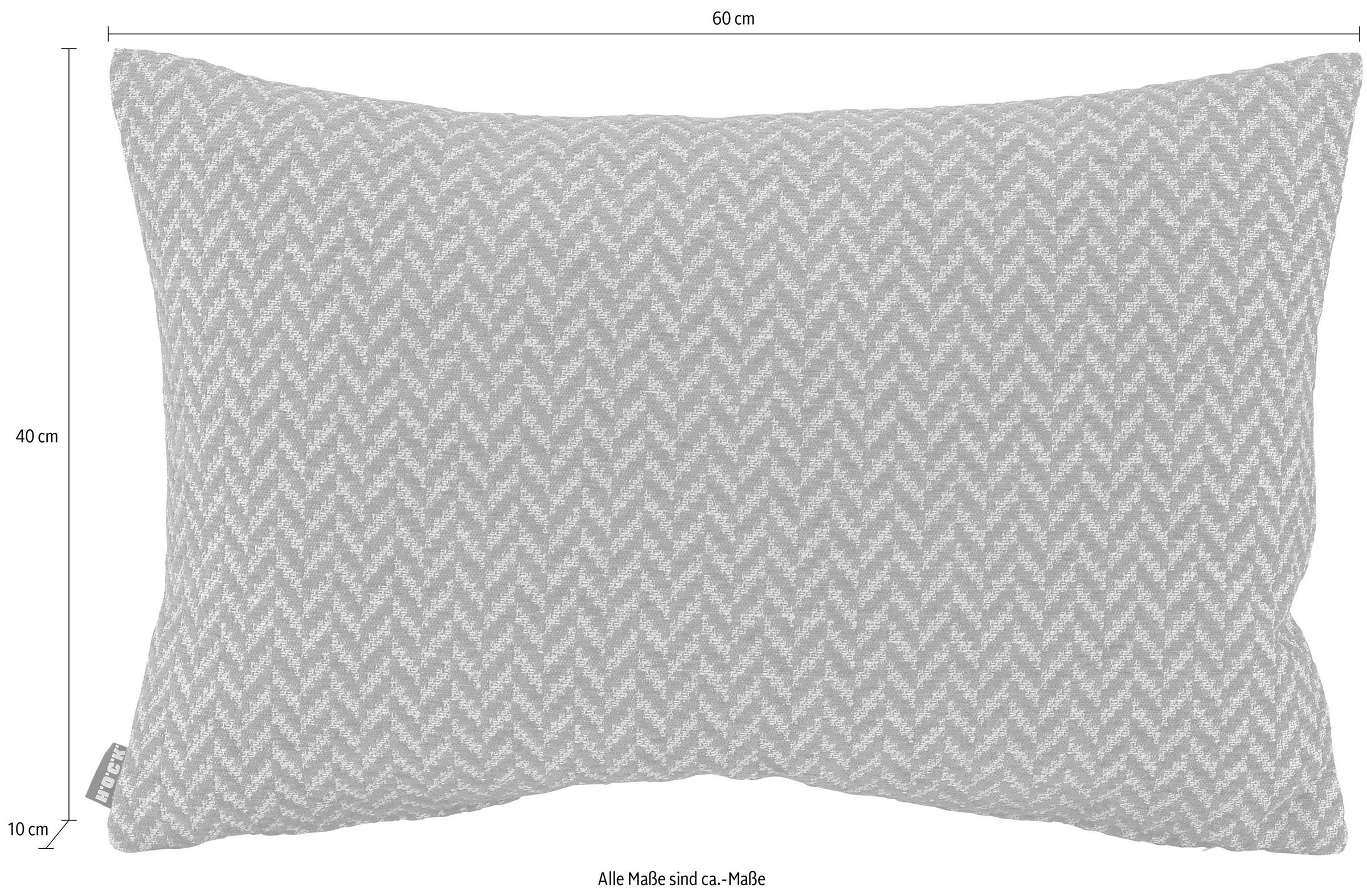 H.O.C.K. Dekokissen "Zircono" mit Ethnomuster, Kissenhülle mit Füllung, 1 S günstig online kaufen