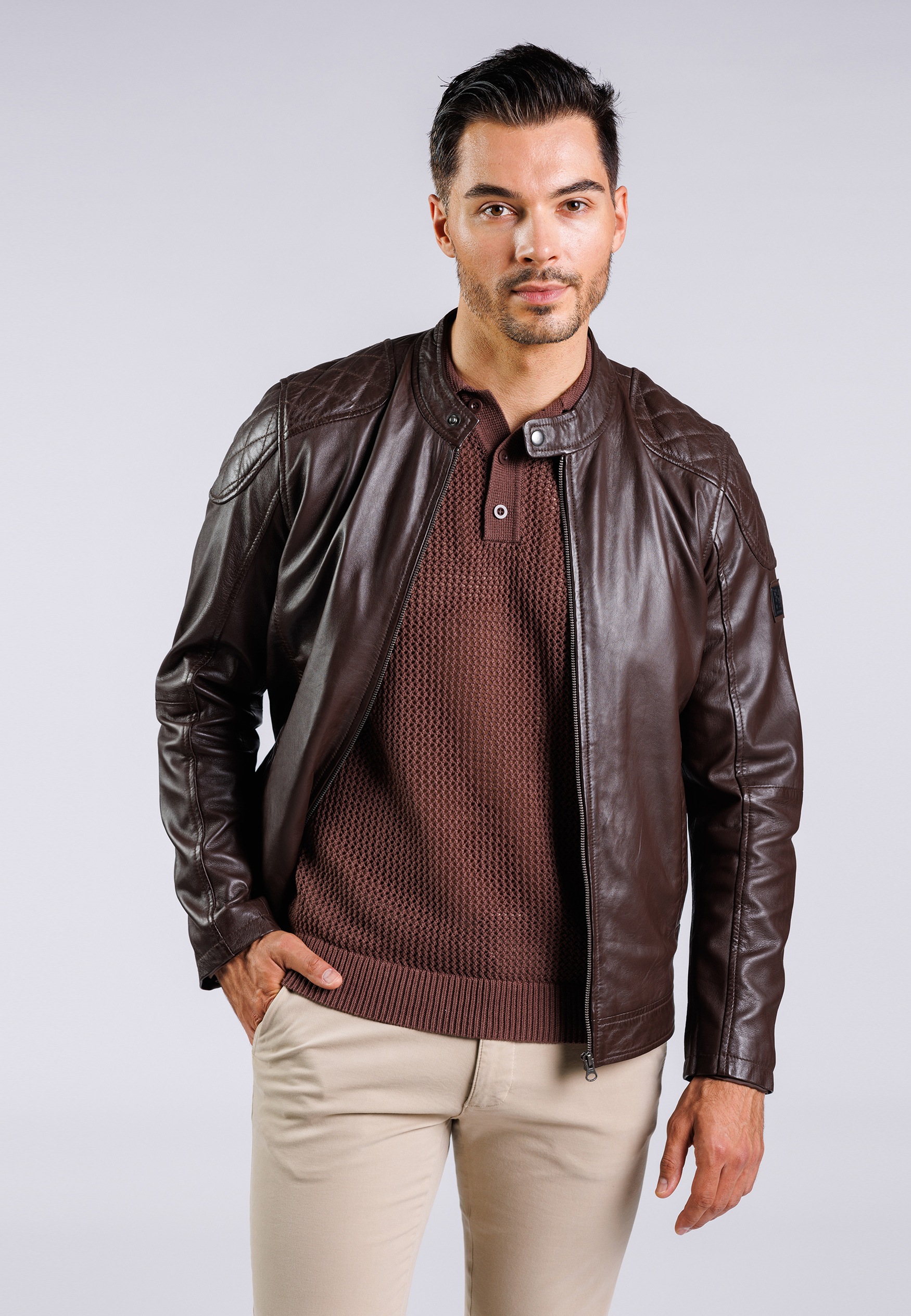 Freaky Nation Lederjacke »Tyler-FN«