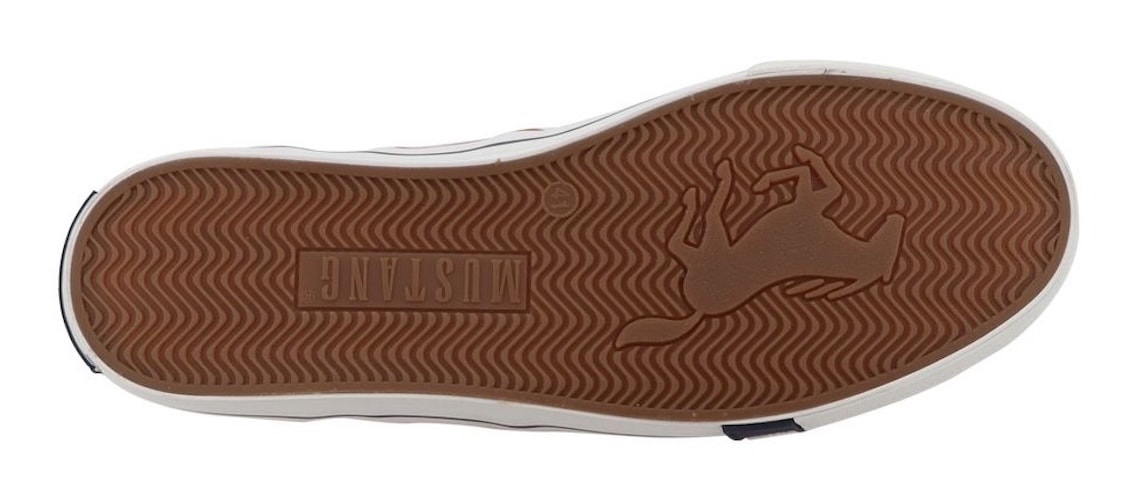 Mustang Shoes Sneaker »Calogero«  Freizeitschuh, Halbschuh, Schnürschuh mit modischen Kontrastnähten