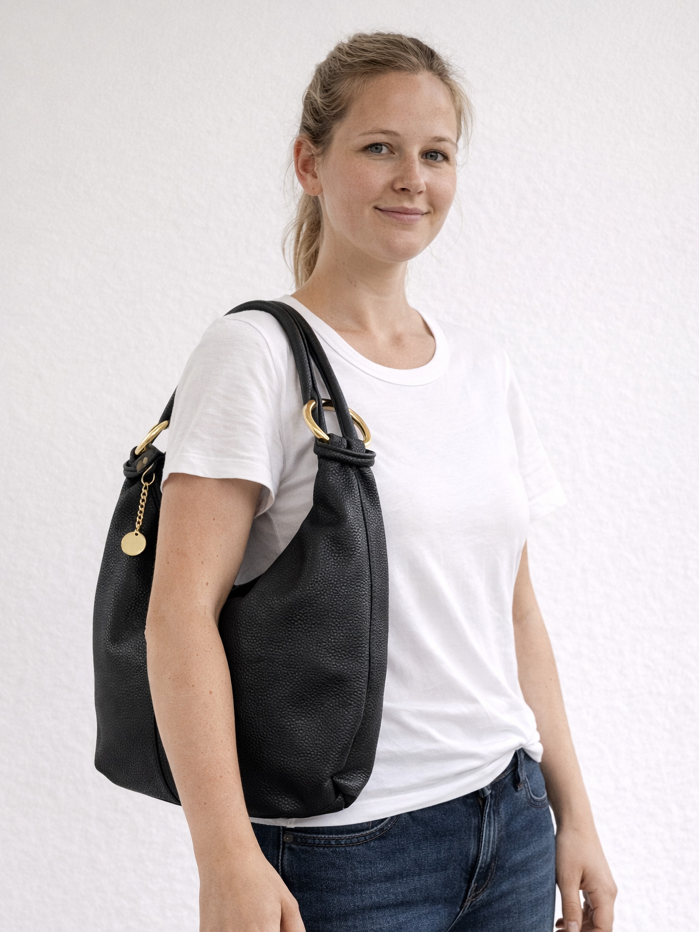 COLLEZIONE ALESSANDRO Schultertasche »Bella« aus Leder, Made in Italy