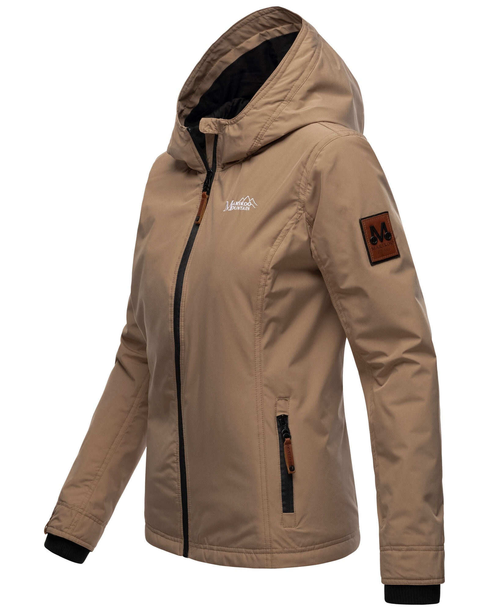 Marikoo Outdoorjacke »Brombeere«, sportliche Übergangsjacke mit Kapuze