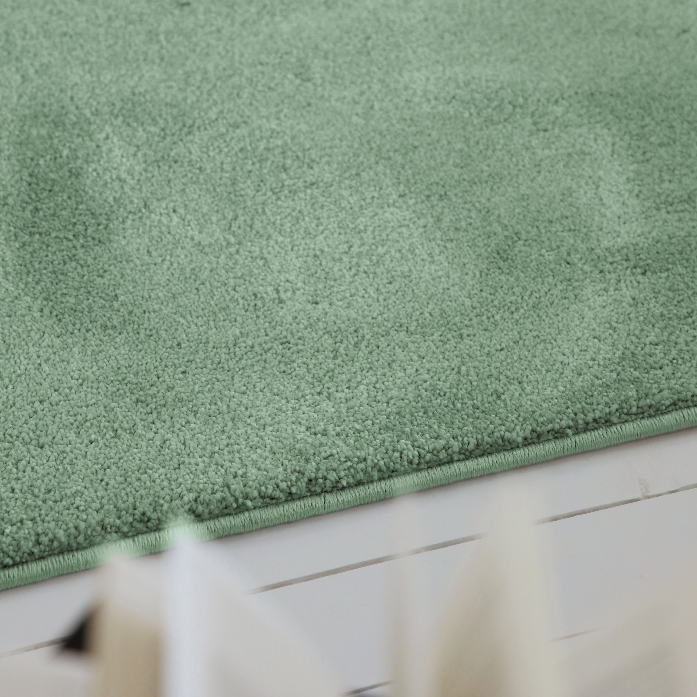 OTTO home Teppich »Lisbea« rechteckig 17 mm Höhe moderner dichter weicher Kurzflorteppich, Wohnzimmer, Schlafzimmer