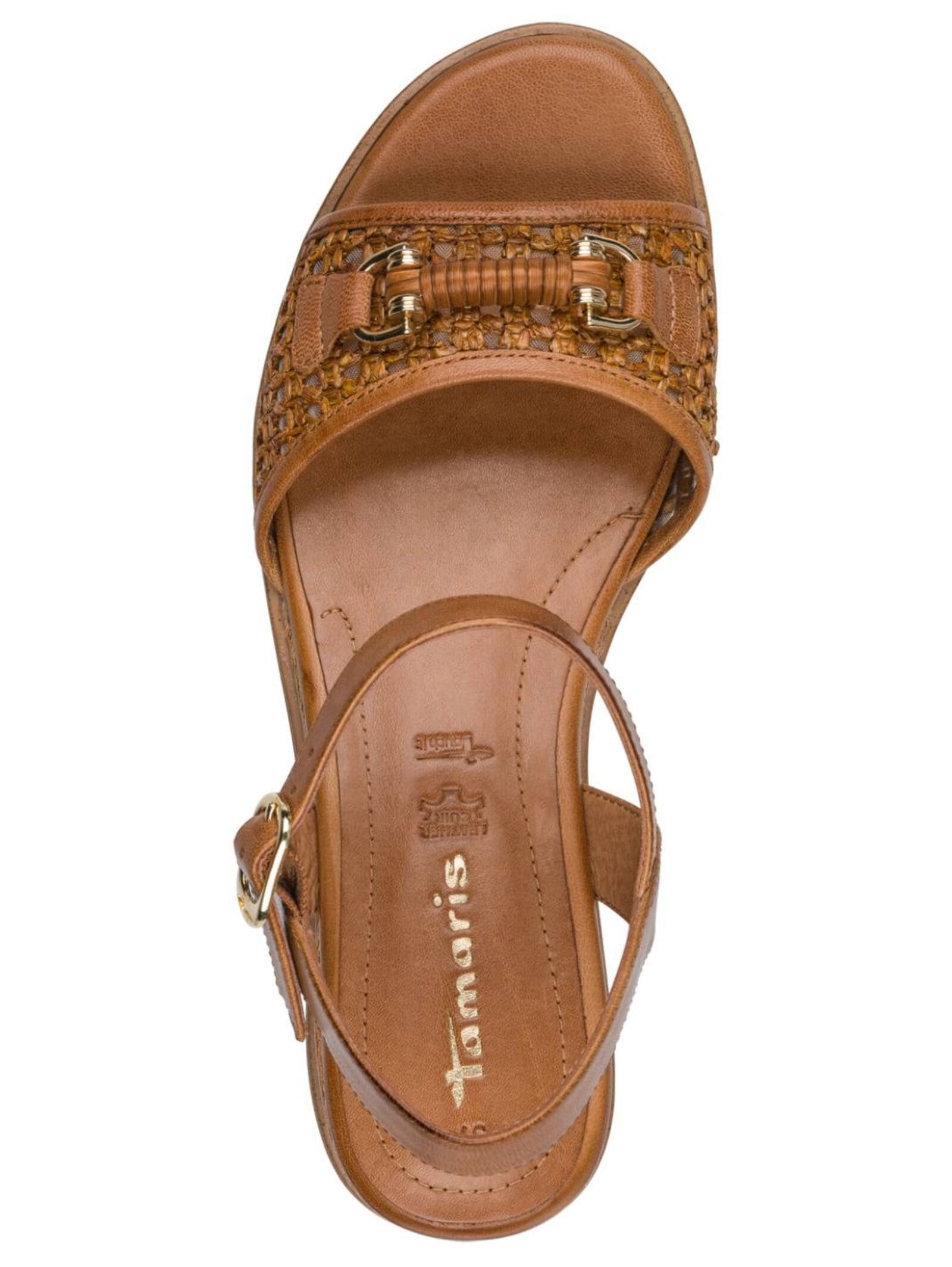 Tamaris Keilsandalette »Tamaris Sandalen Leder/Textil«