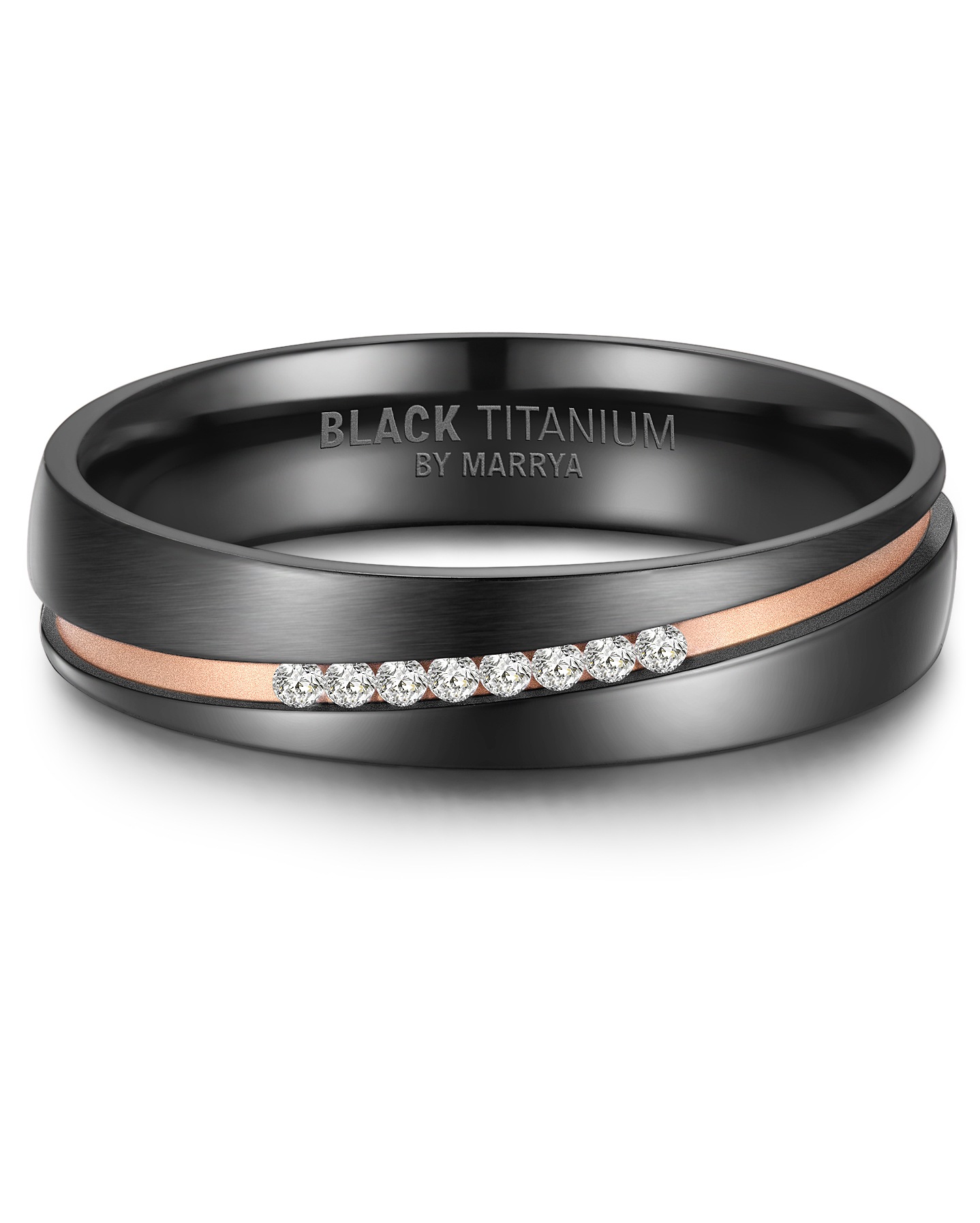 Marrya Partnerring »BLACK TITANIUM by MARRYA«