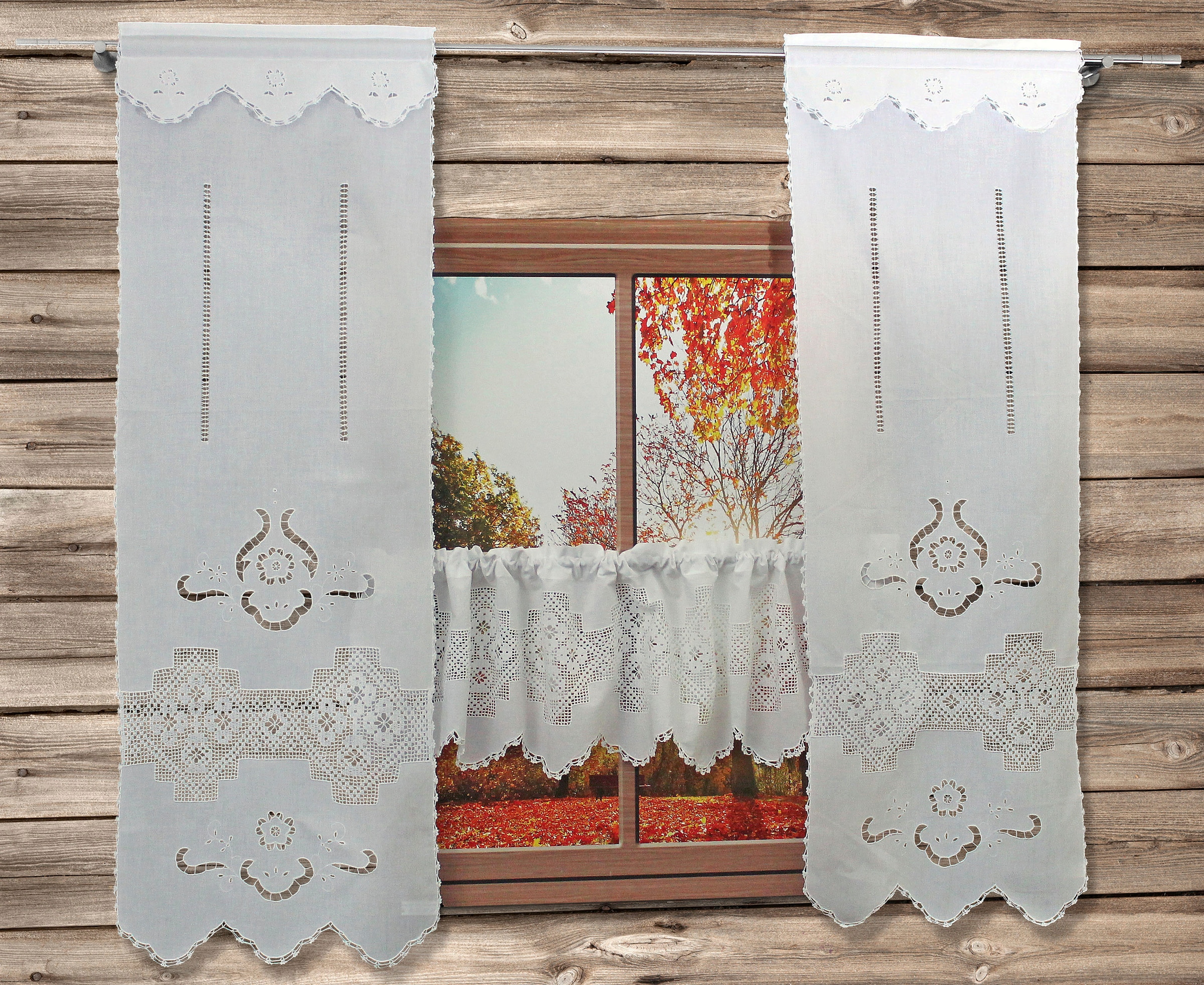 HOSSNER - ART OF HOME DECO Panneaux »Bondone«, (1 St.), Häkelspitze - ECHTE Handarbeit