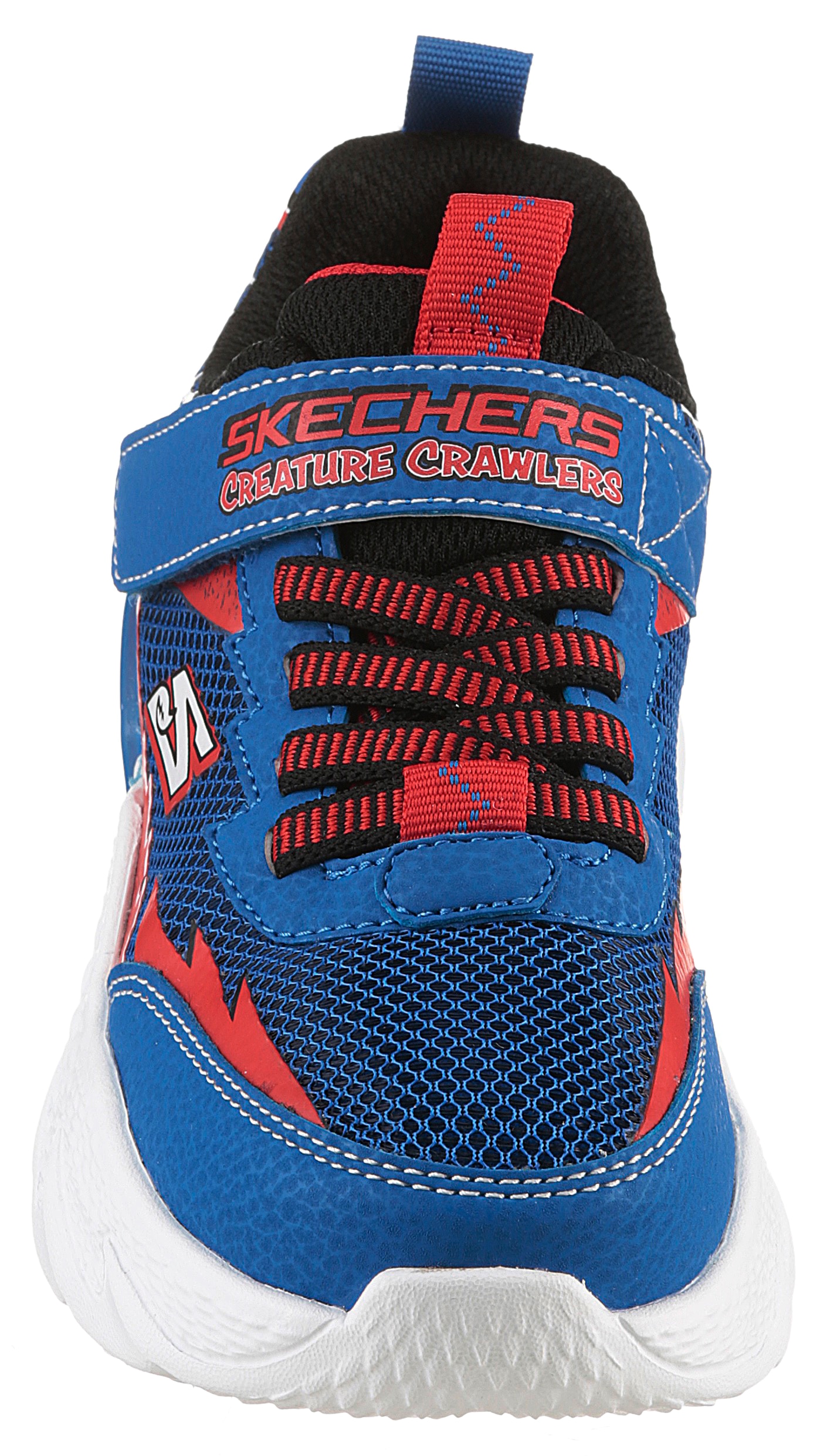 Skechers Sneaker »CREATURE-CRAWLERS«, Blink,-Klettschuh mit coolem Motiv, Größenschablone zum Download