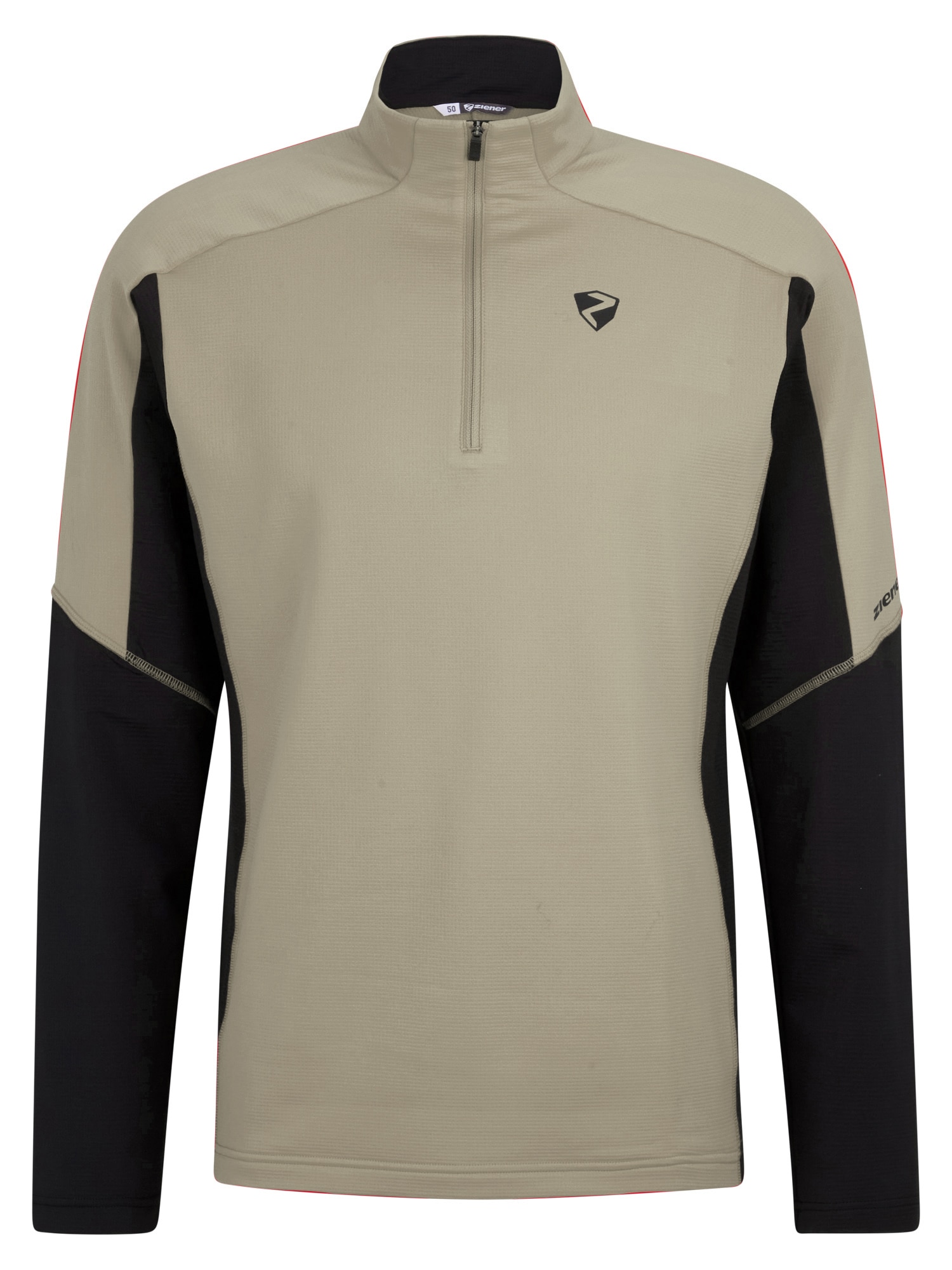 Ziener Sweatshirt "JIROTO-Z HERREN", Elastisch, halber Front-Reißverschluss