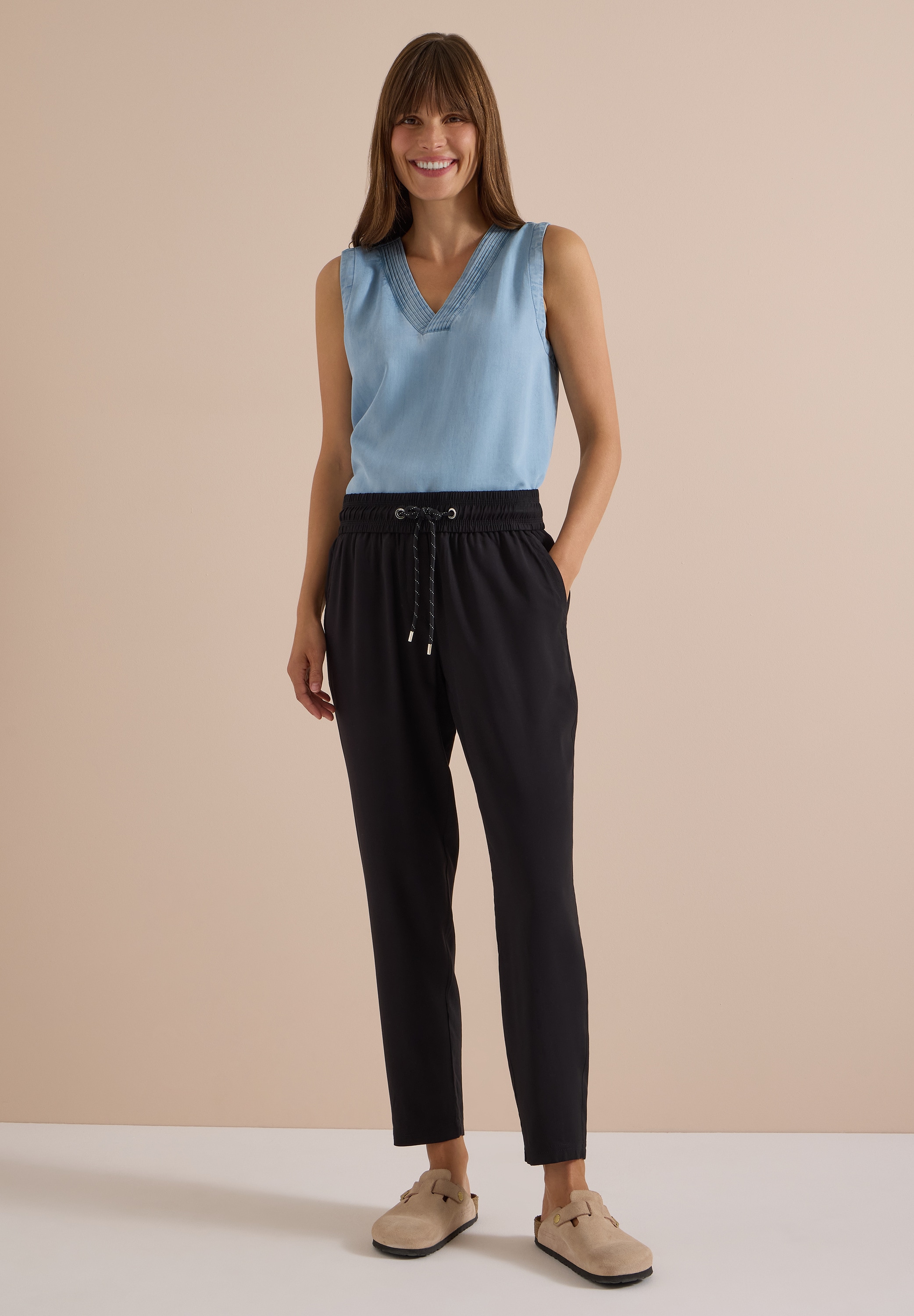 Cecil Stoffhose  im Loose Fit