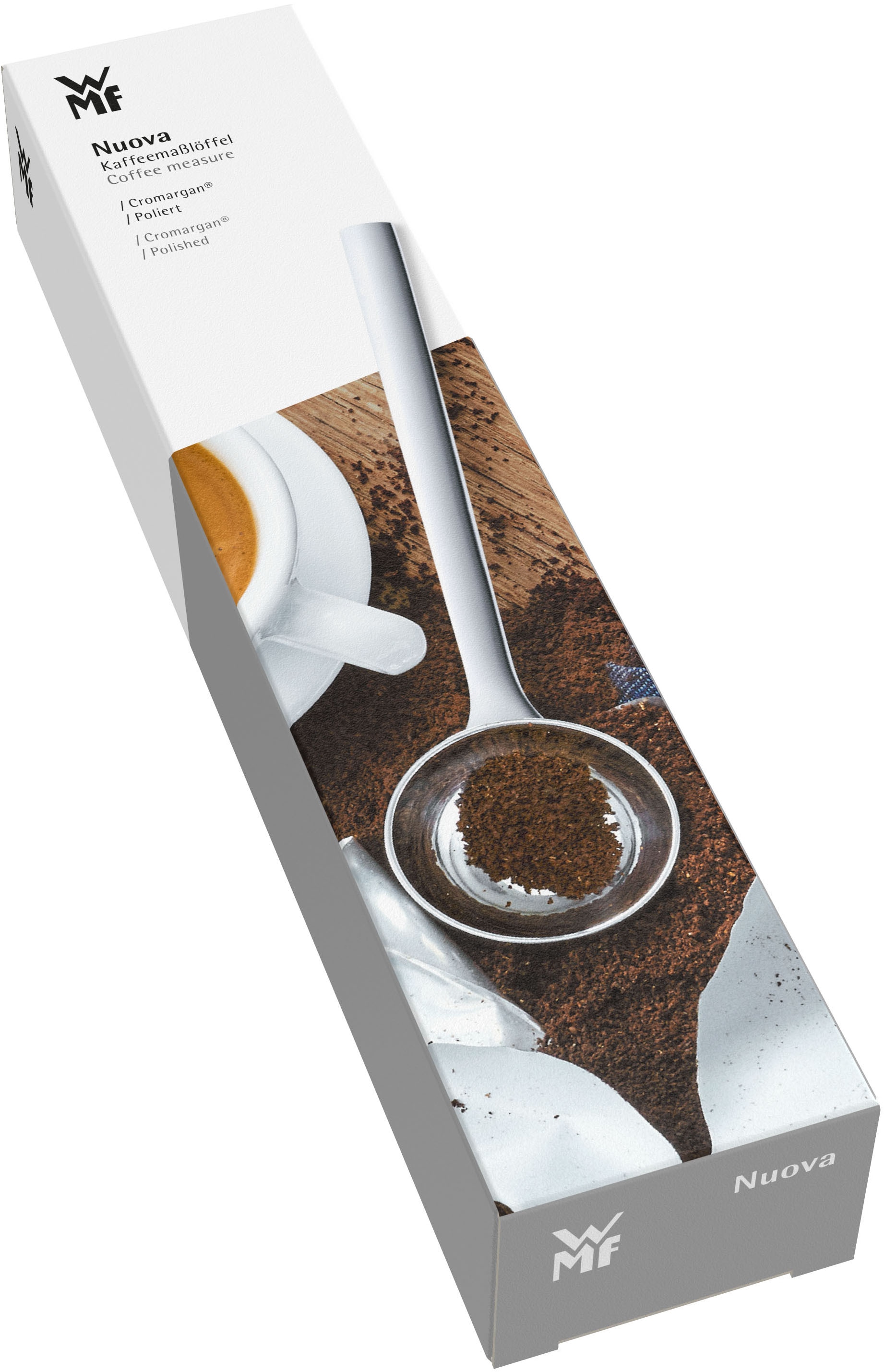 WMF Messlöffel »Nuova«, Edelstahl, (1 St.), Kaffeemaßlöffel 14,5 cm, Cromargan Edelstahl rostfrei 18/10