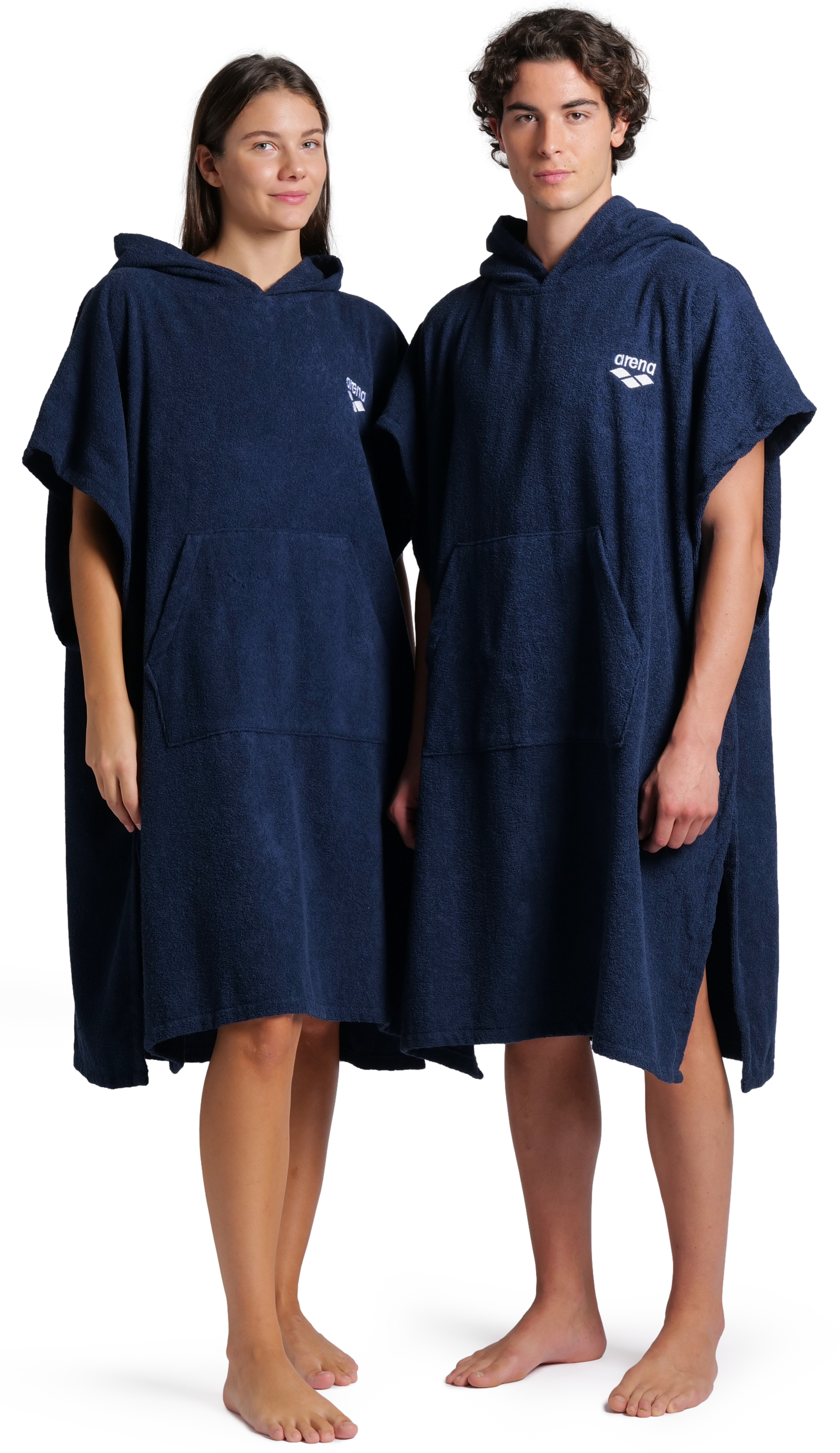 Arena Badeponcho "arena Unisex Baumwoll Poncho Bademantel" 1 Stk. Duschen, Strand, Sport, Schwimmbad, Sauna, Baumwolle, Unisex, bequem
