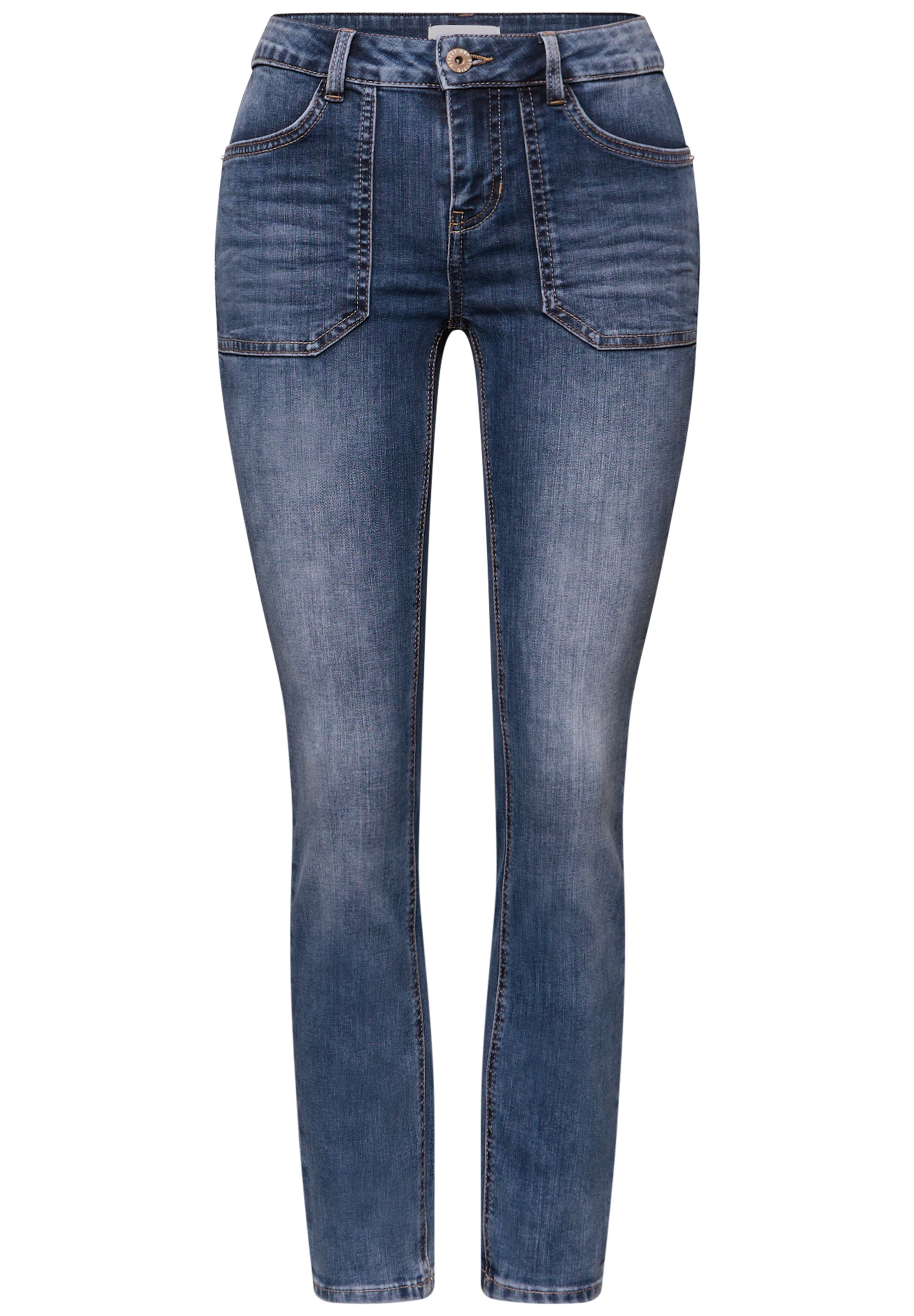 STREET ONE STUDIO Comfort-fit-Jeans Middle Waist